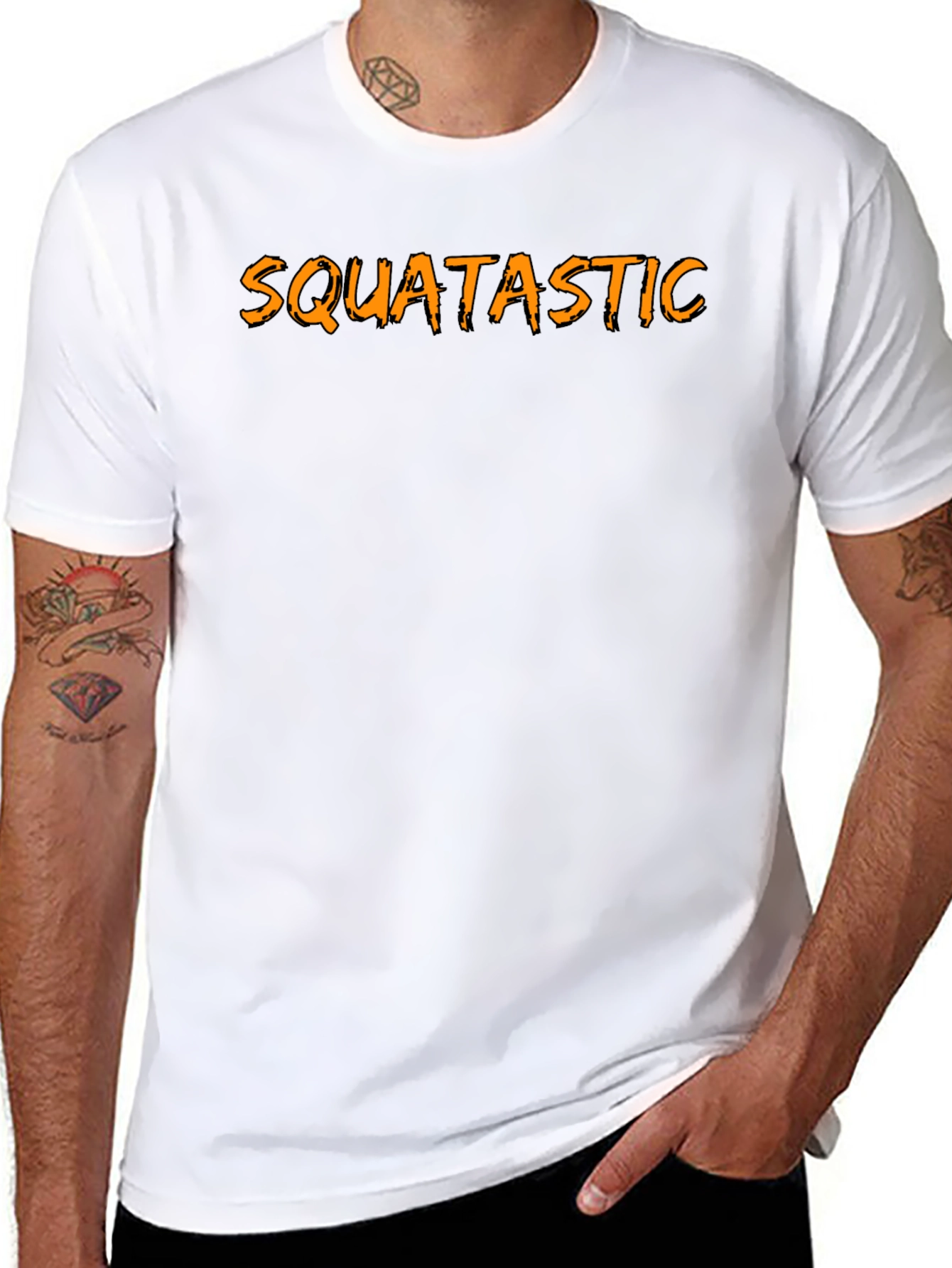 Squatastic Black Graphic Tee