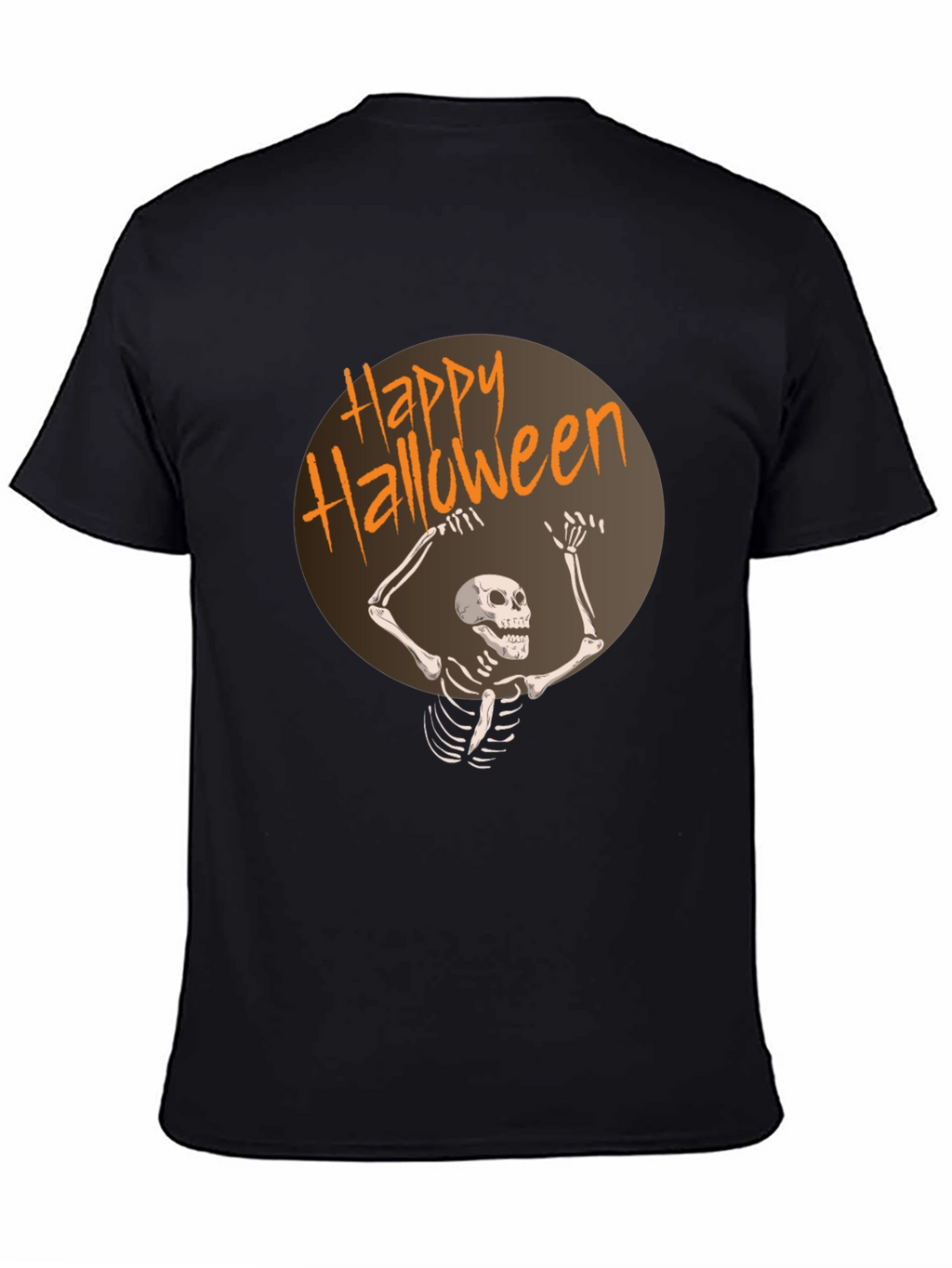 Happy Halloween Skeleton Graphic T-Shirt