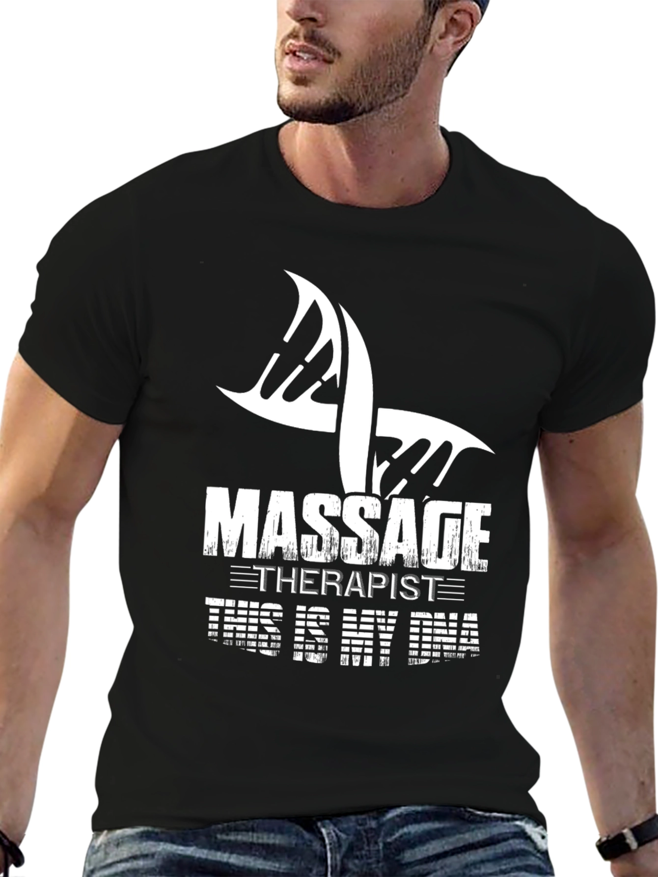 Massage Therapist DNA Graphic T-Shirt