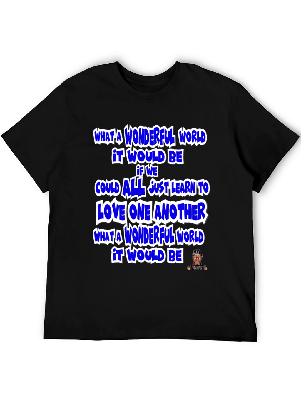 Wonderful World Graphic T-Shirt - Inspirational Message