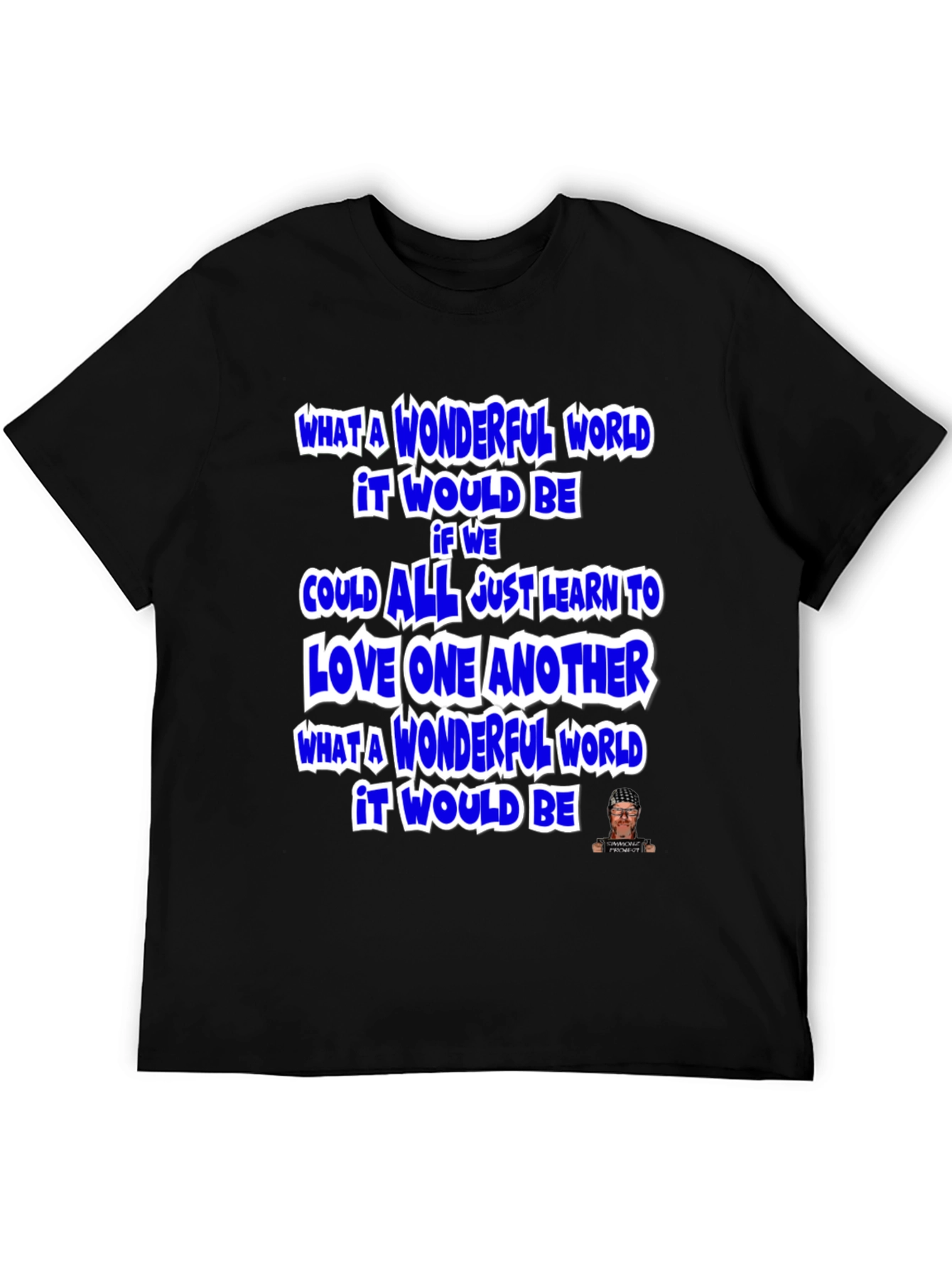 Wonderful World Graphic T-Shirt - Inspirational Message