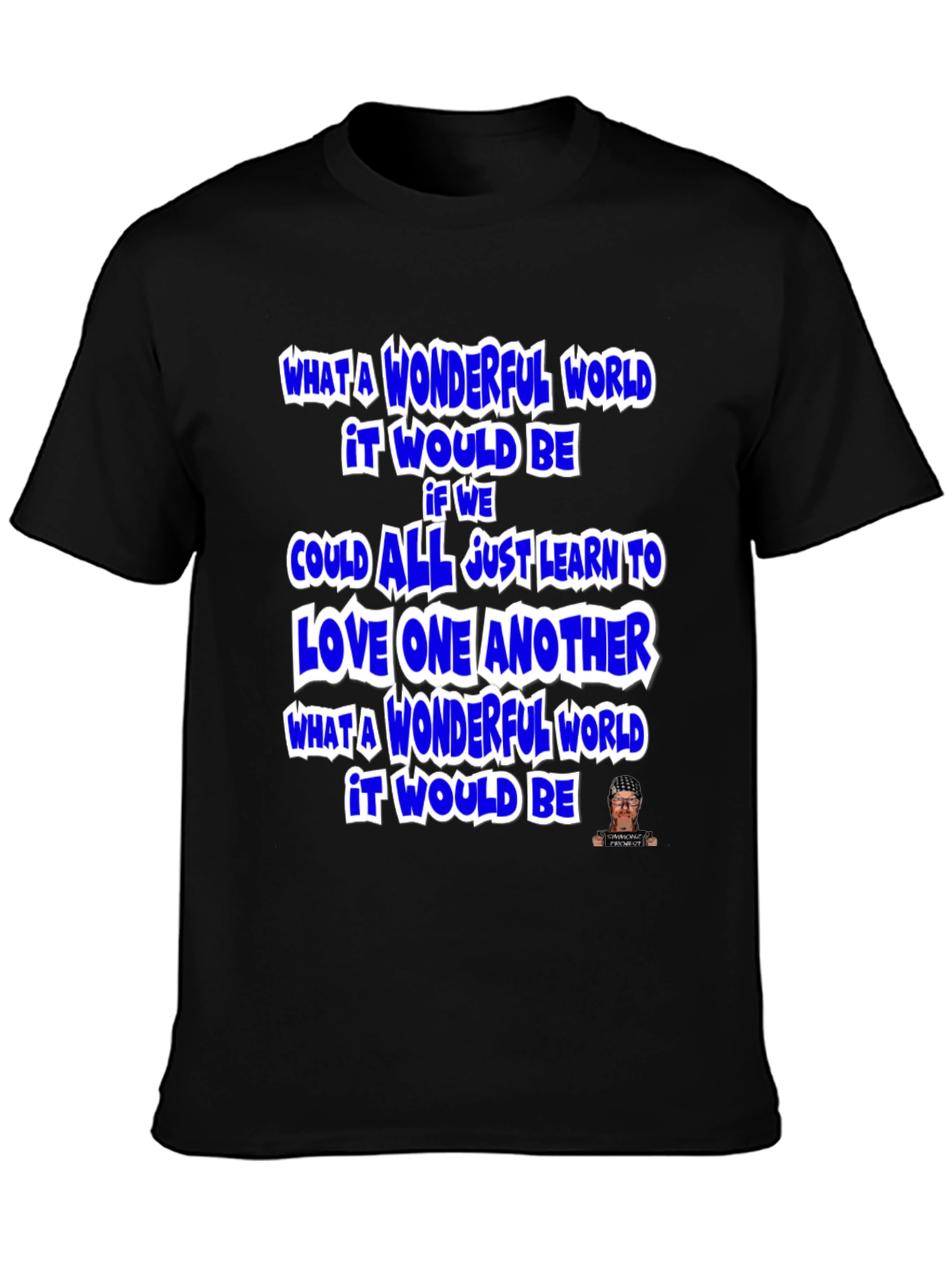 Wonderful World Graphic T-Shirt - Inspirational Message