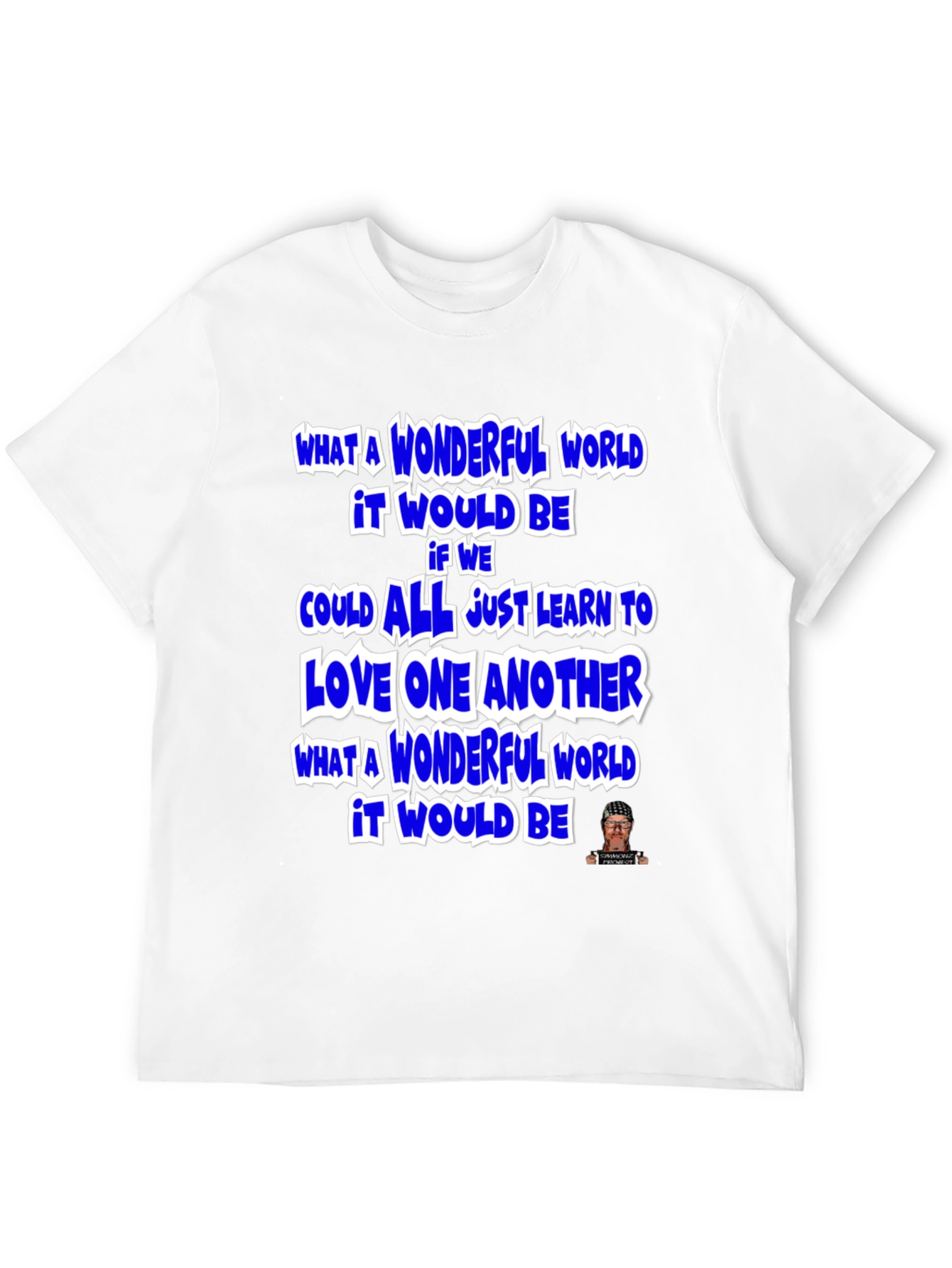 Wonderful World Graphic T-Shirt - Inspirational Message