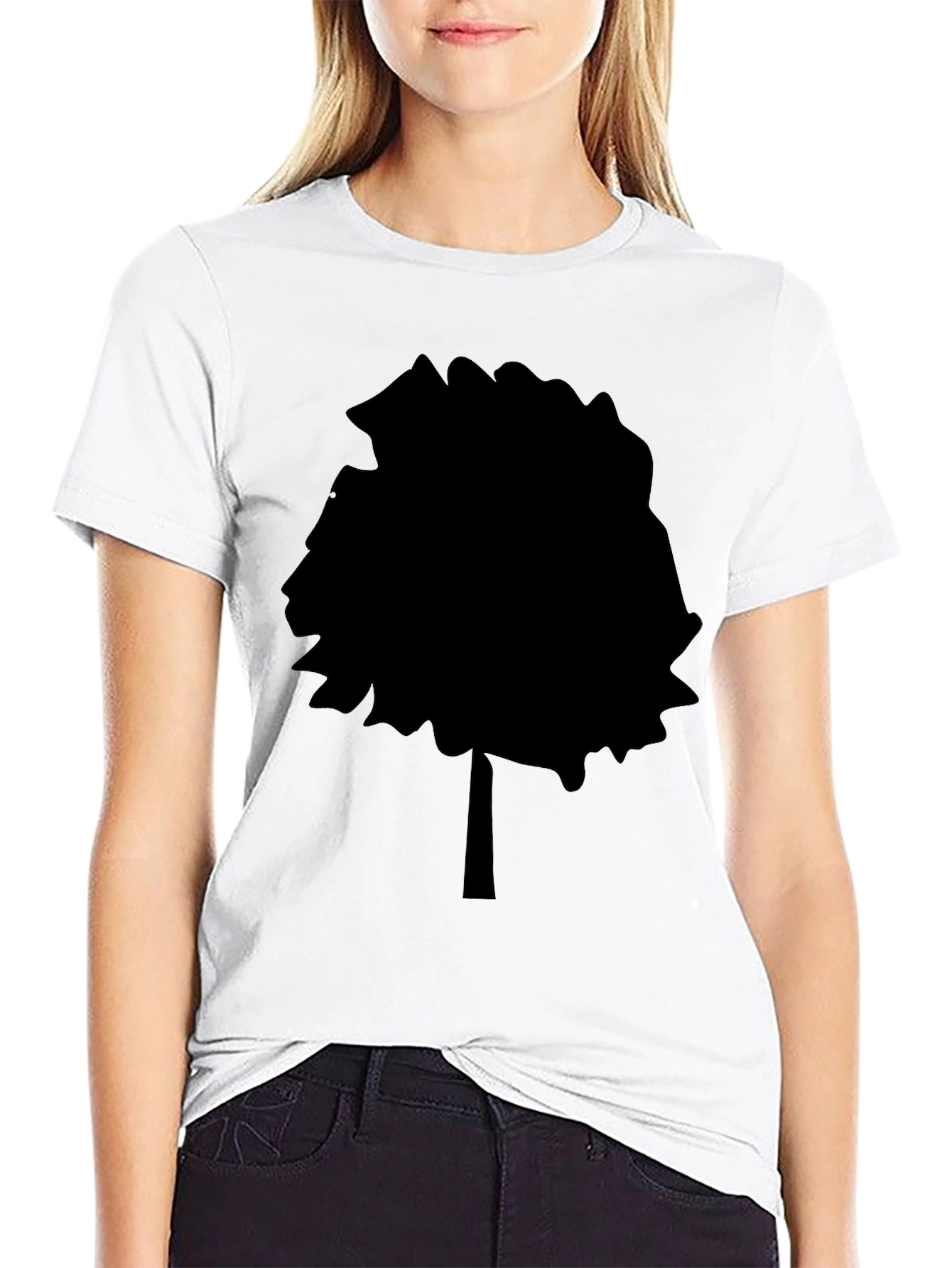 Black Tree Silhouette T-Shirt