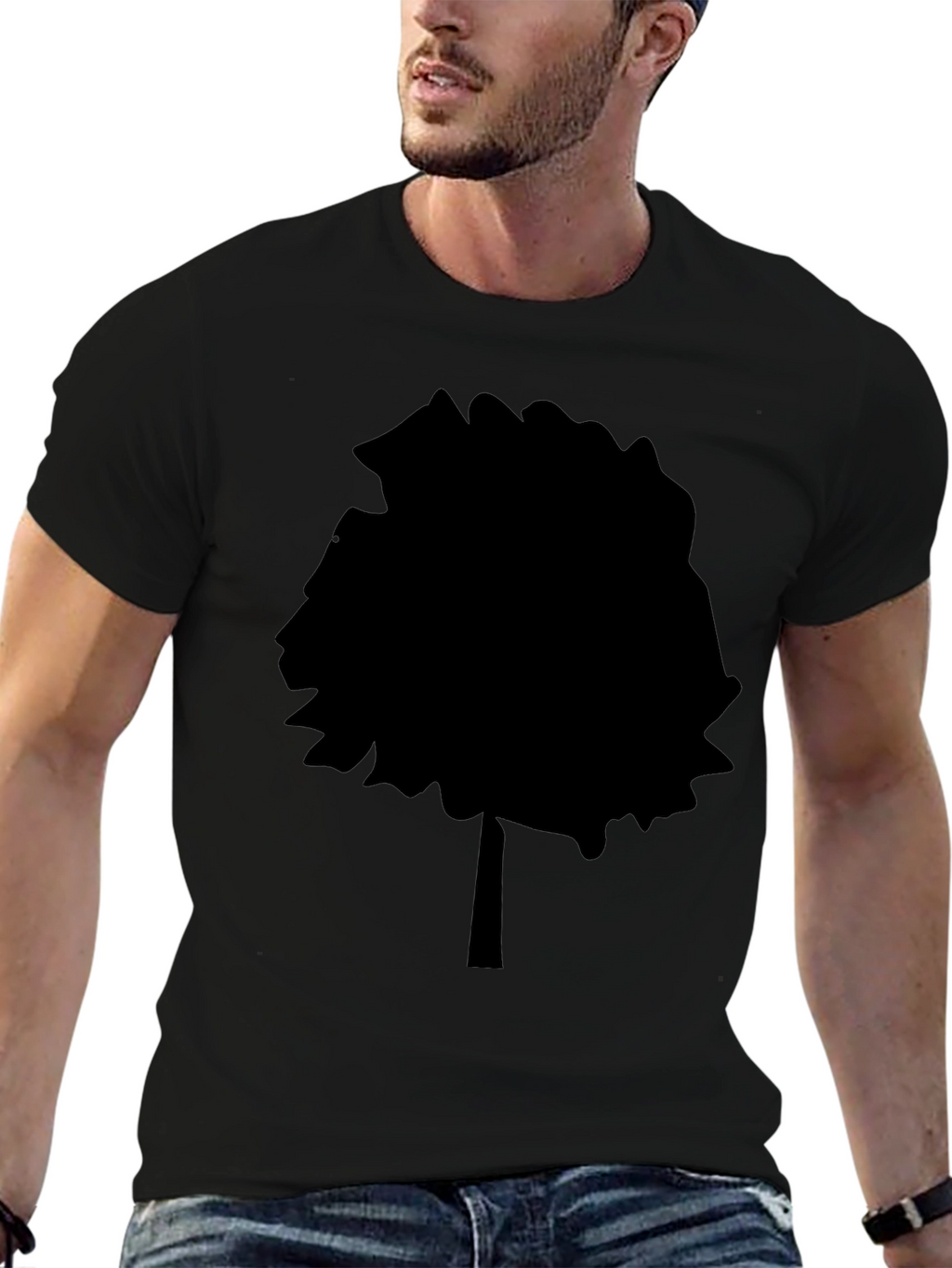 Black Tree Silhouette T-Shirt