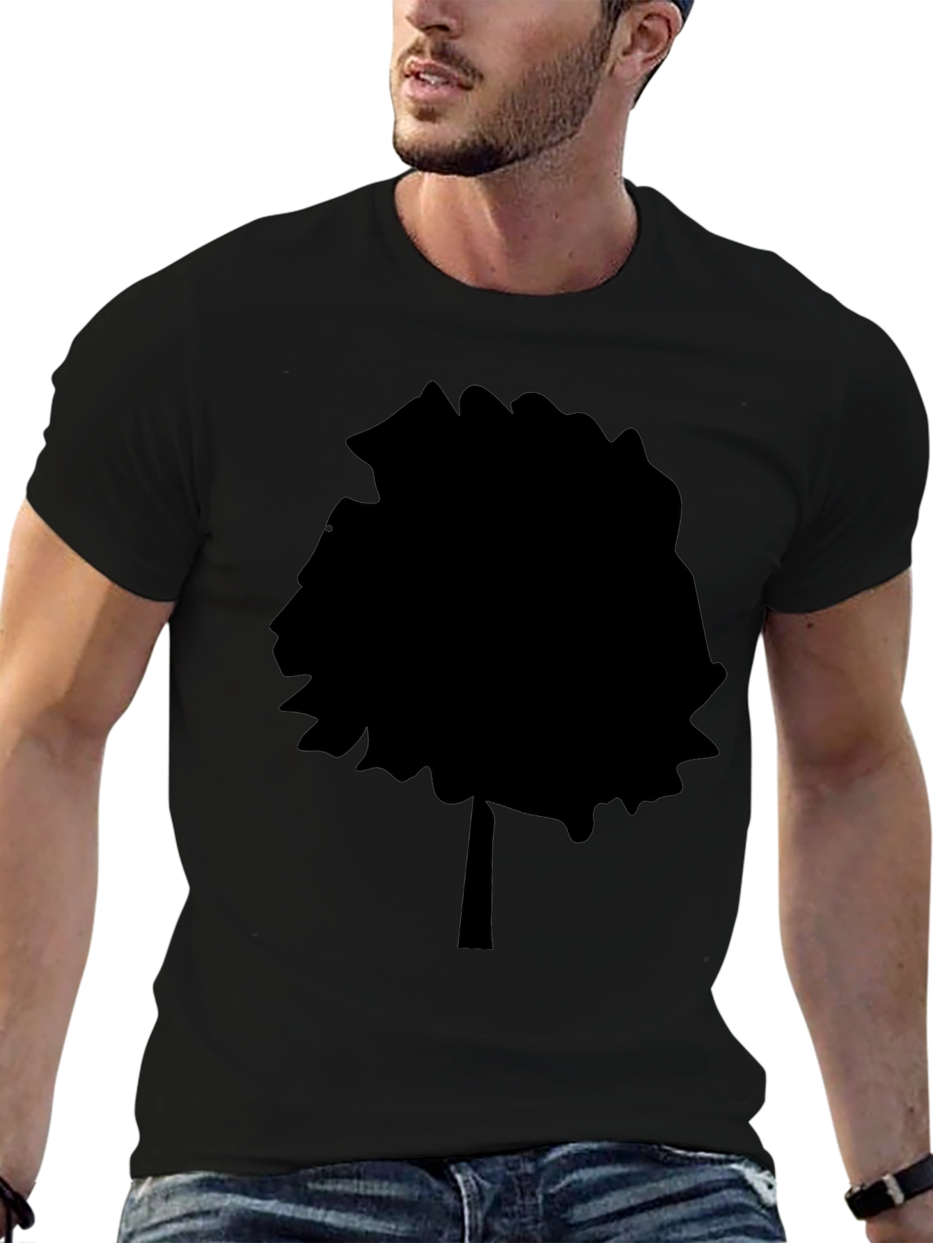 Black Tree Silhouette T-Shirt