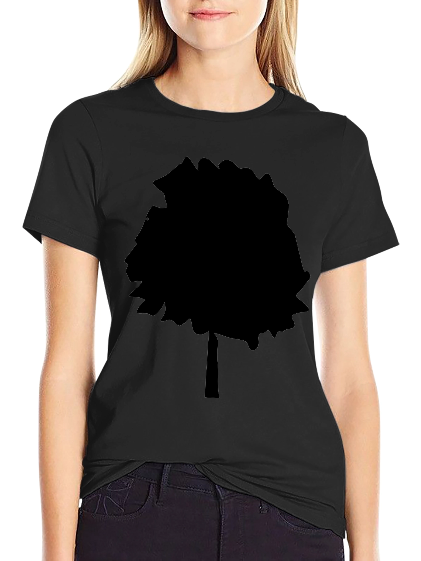 Black Tree Silhouette T-Shirt