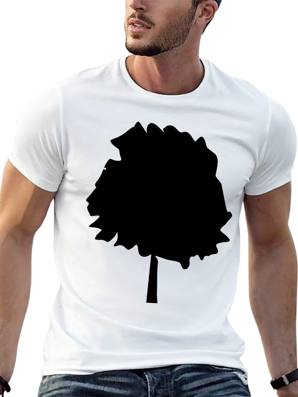 Black Tree Silhouette T-Shirt