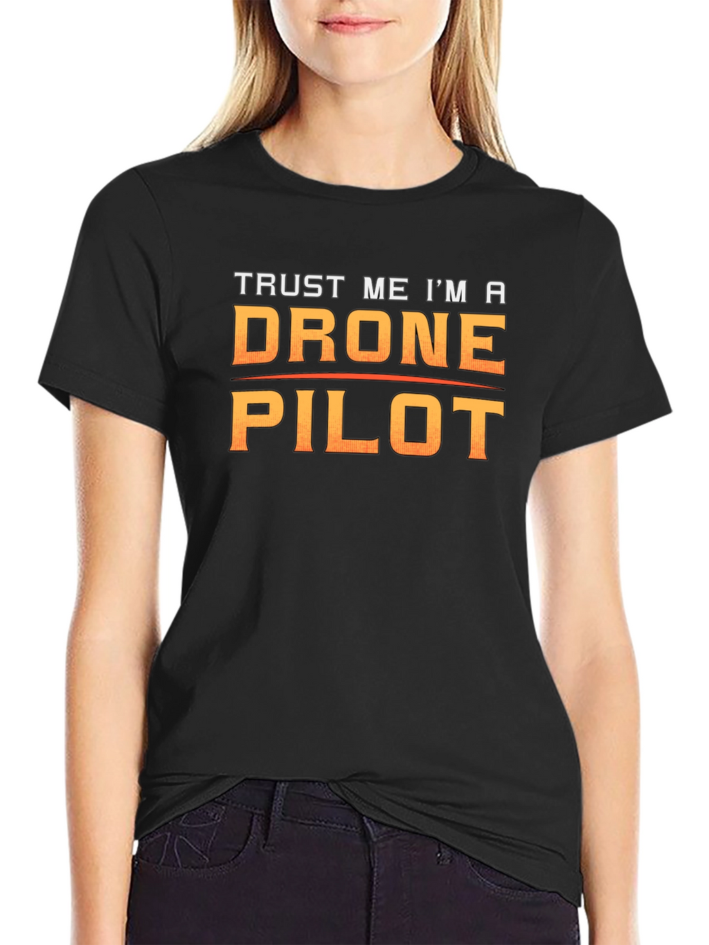 Trust Me Im A Drone Pilot Black T-Shirt