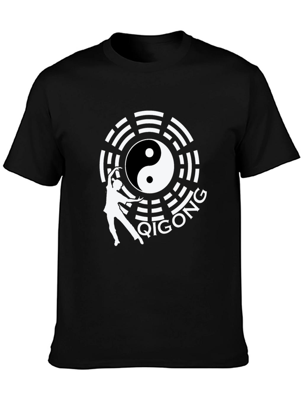 Qigong Yin Yang T-Shirt - Martial Arts Design
