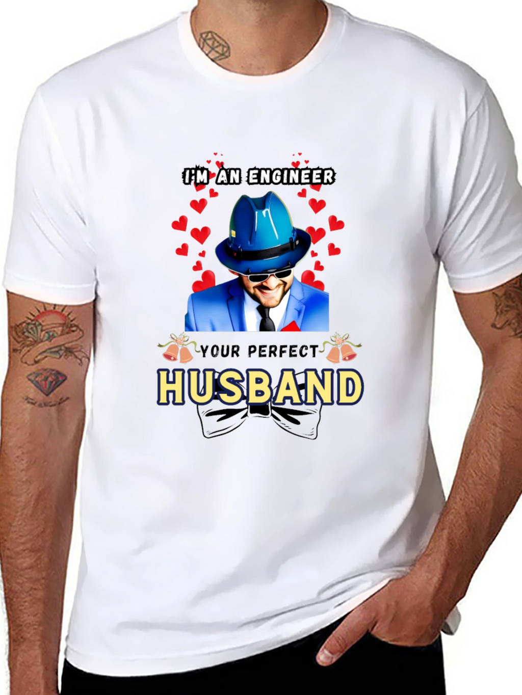 Engineer Husband T-Shirt - Perfect Gift