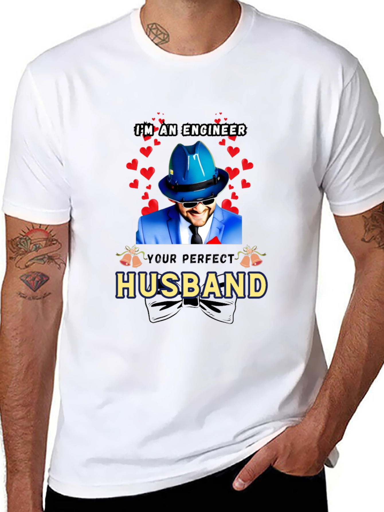 Engineer Husband T-Shirt - Perfect Gift