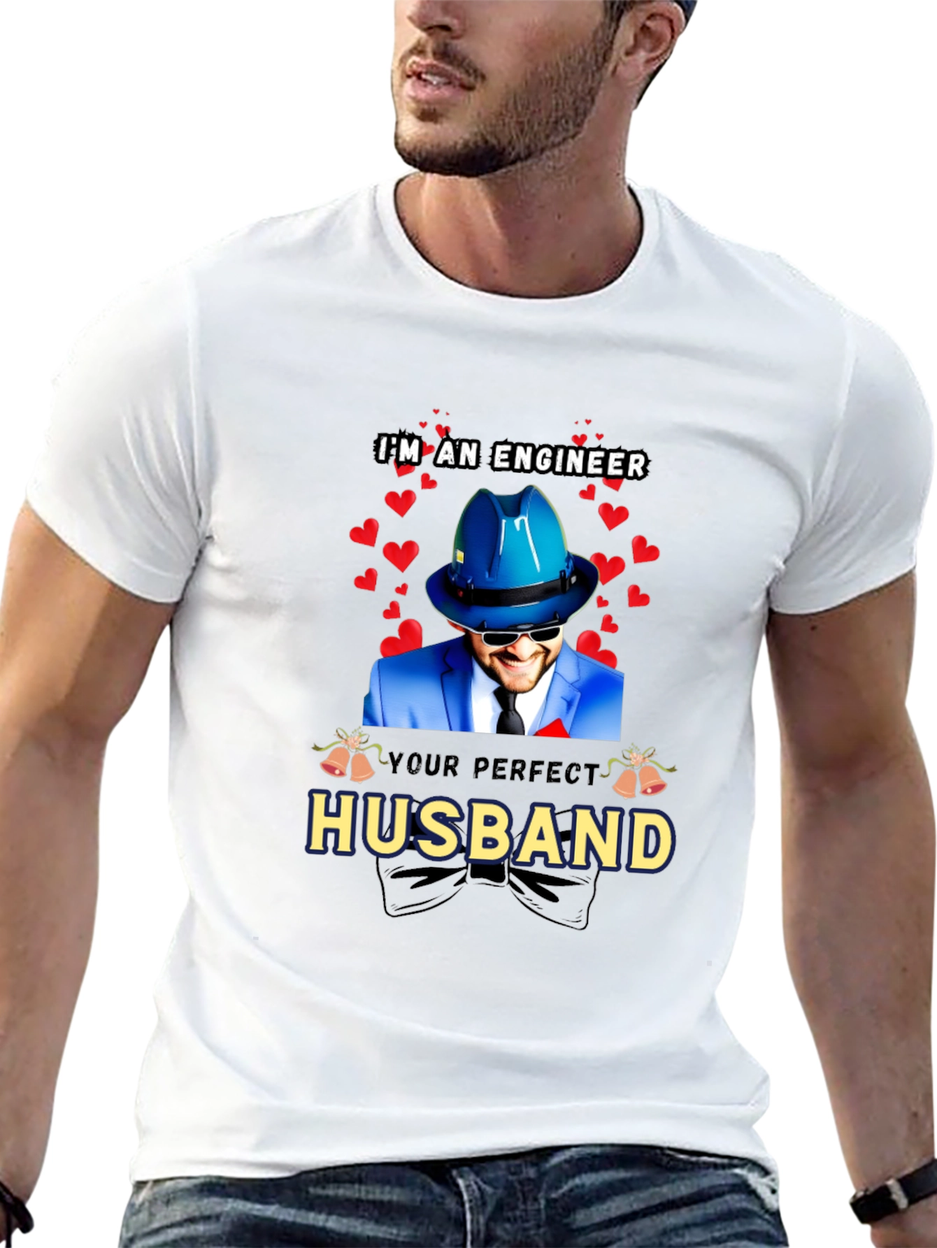 Engineer Husband T-Shirt - Perfect Gift
