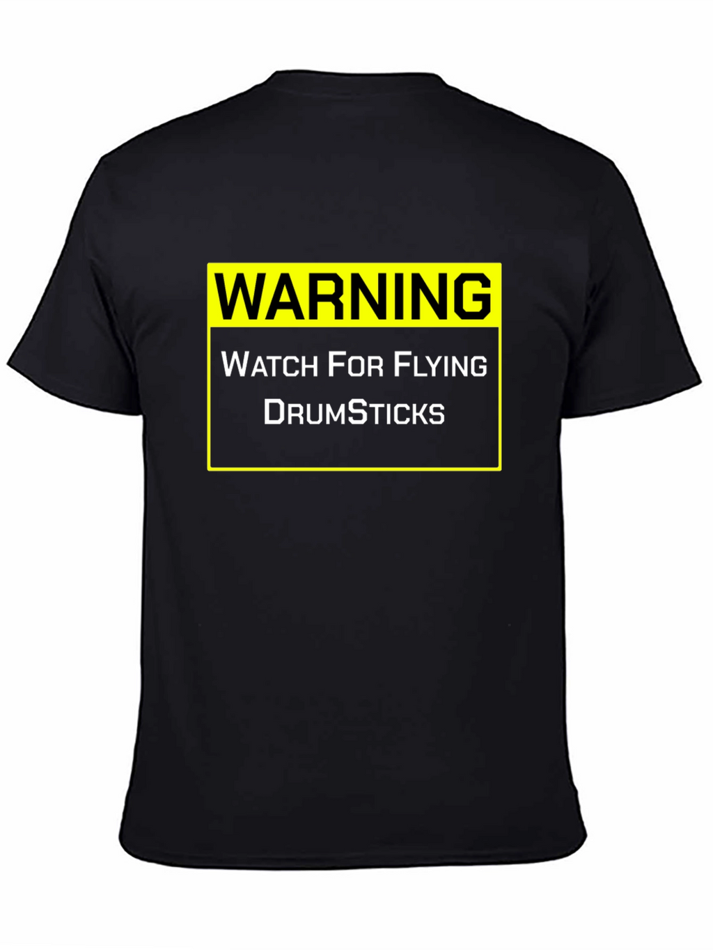 Warning Flying Drumsticks T-Shirt