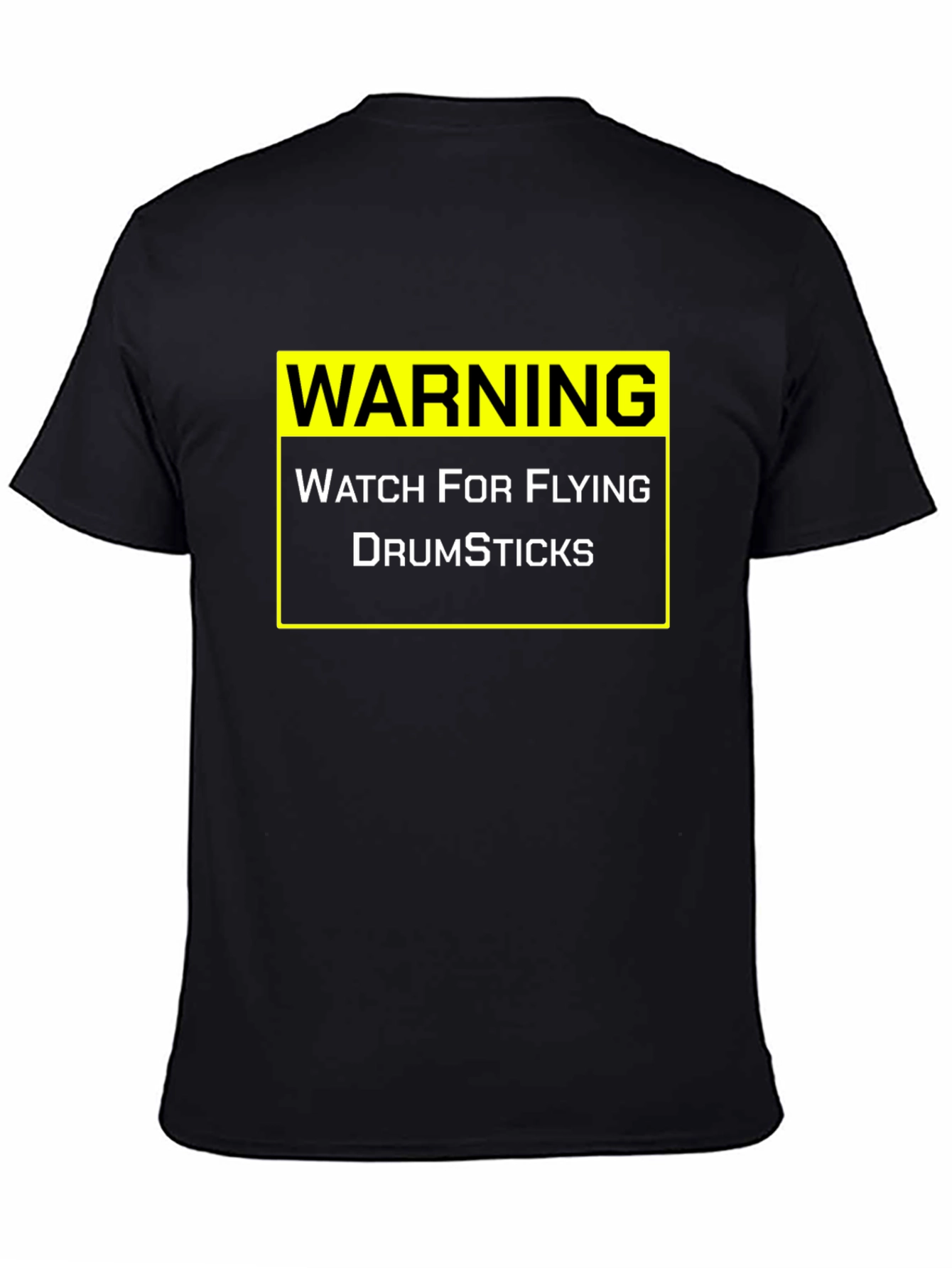 Warning Flying Drumsticks T-Shirt