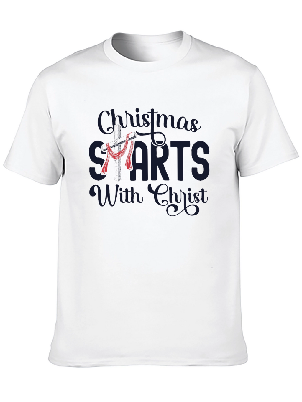 Christmas Starts with Christ Graphic T-Shirt