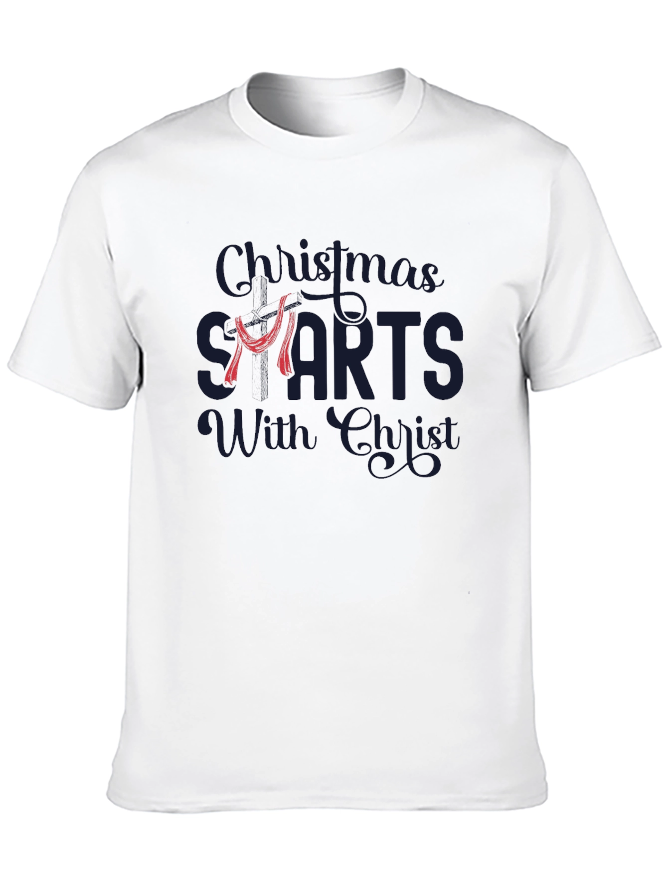 Christmas Starts with Christ Graphic T-Shirt