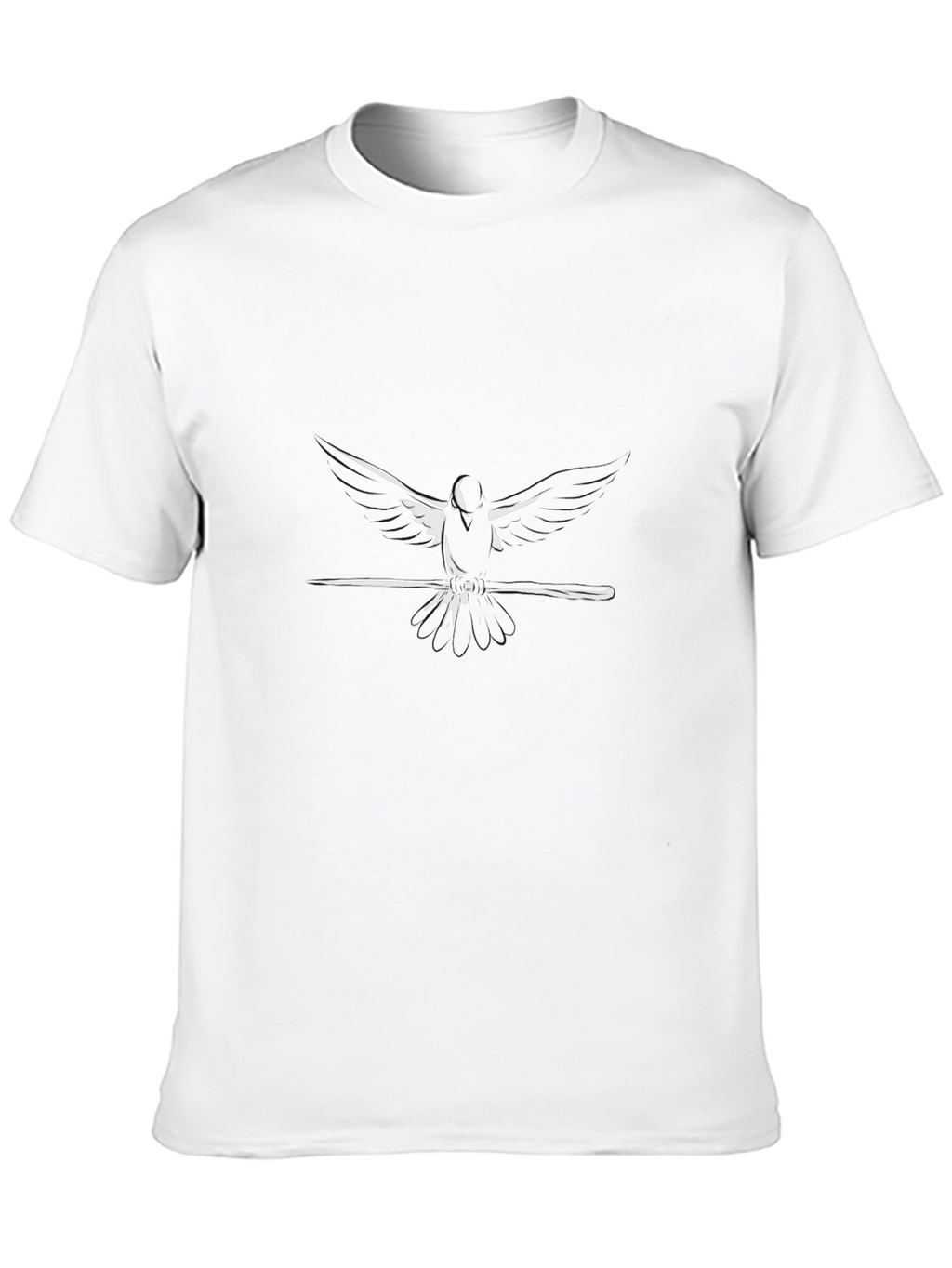 Black Bird on Wire Graphic Tee