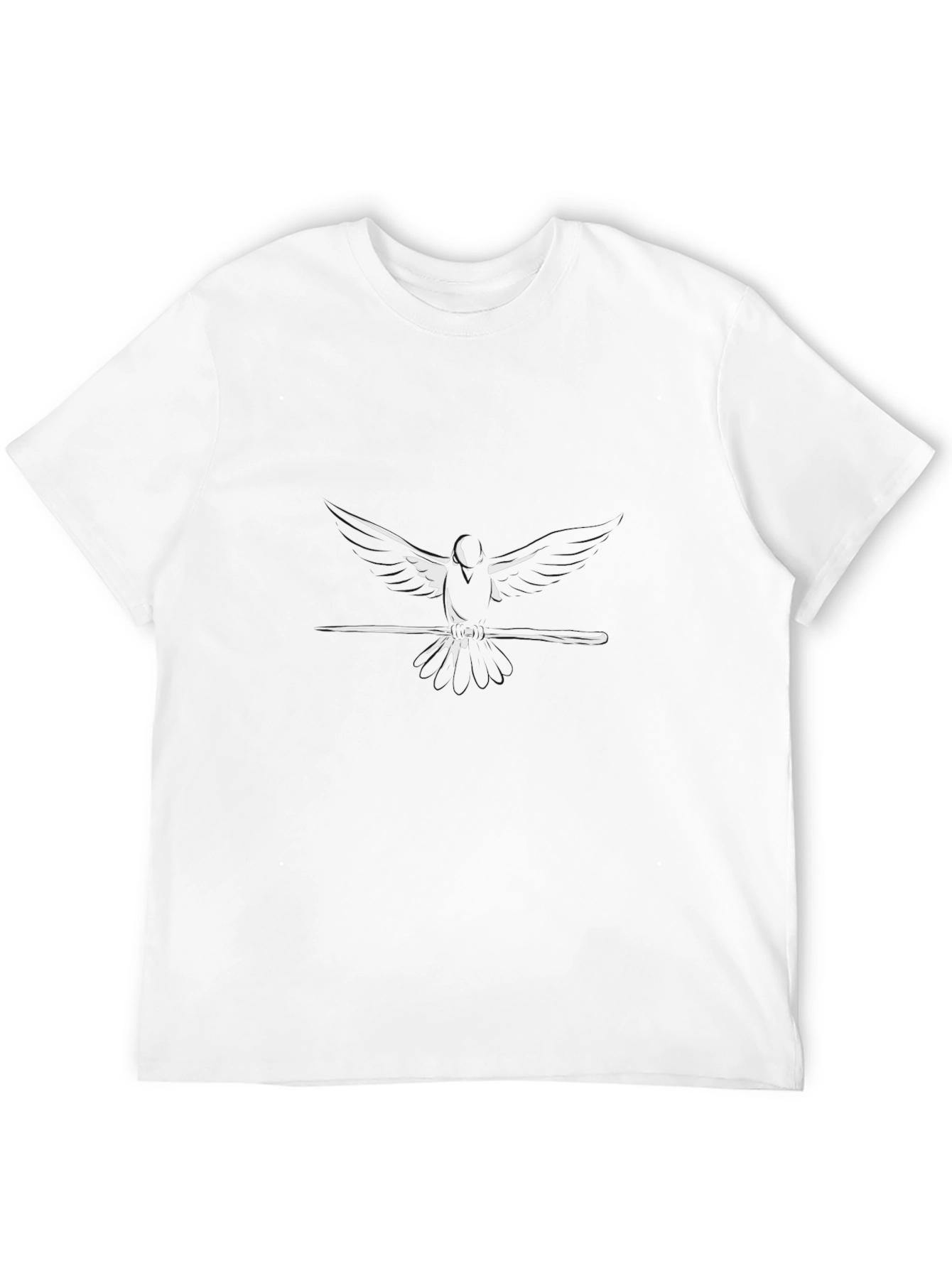 Black Bird on Wire Graphic Tee