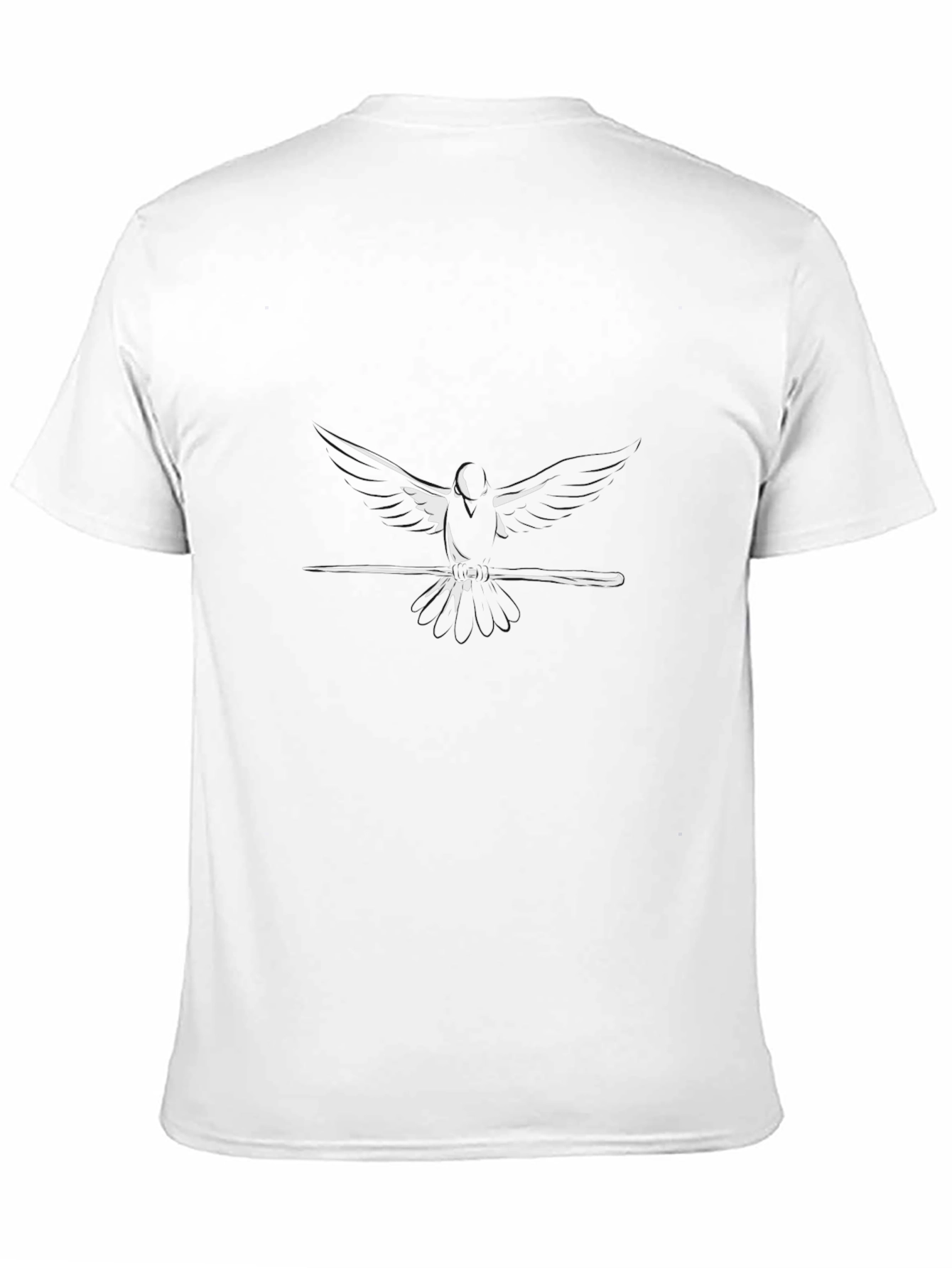Black Bird on Wire Graphic Tee