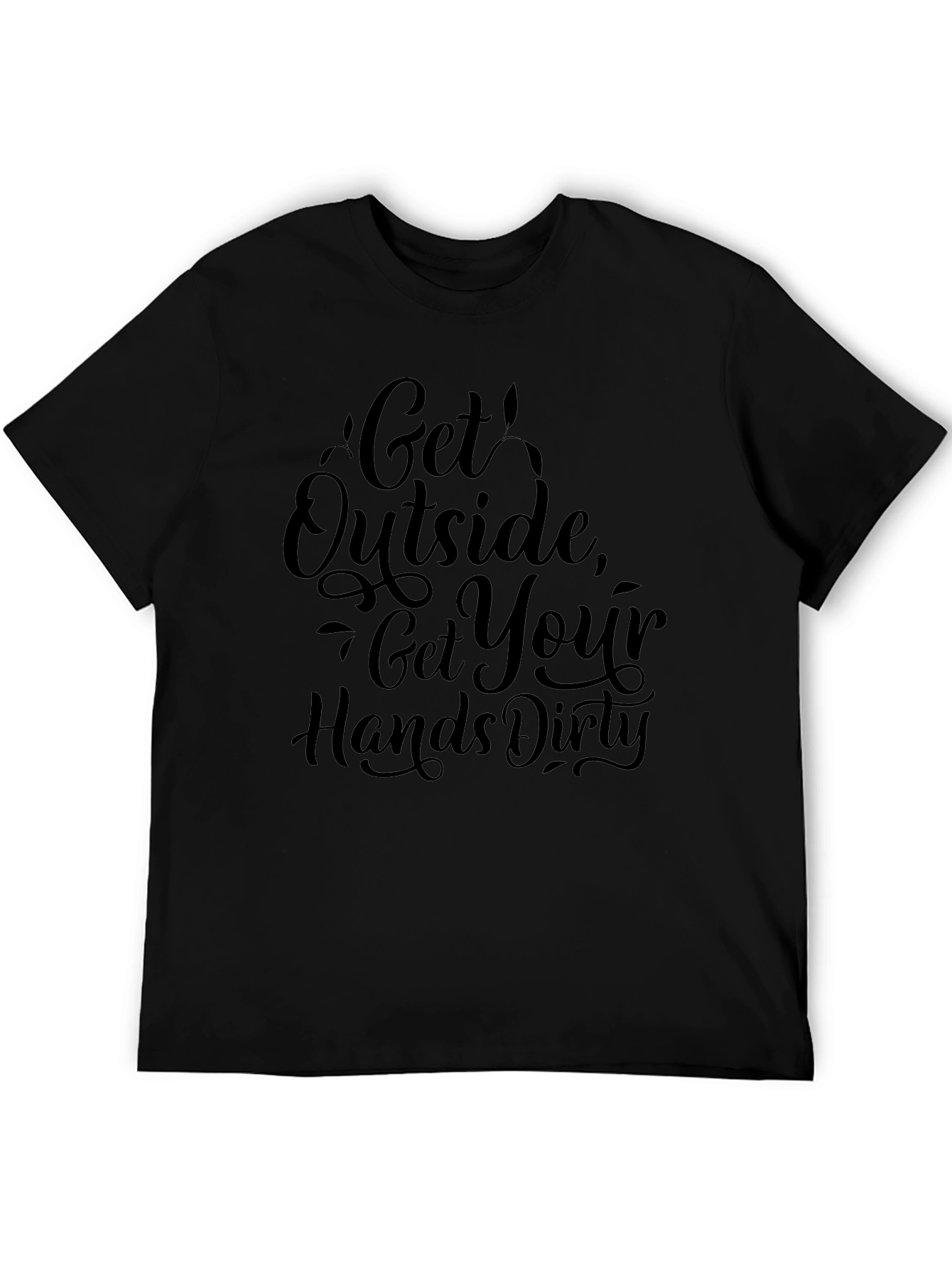Get Outside Graphic Print Crew Neck Tee