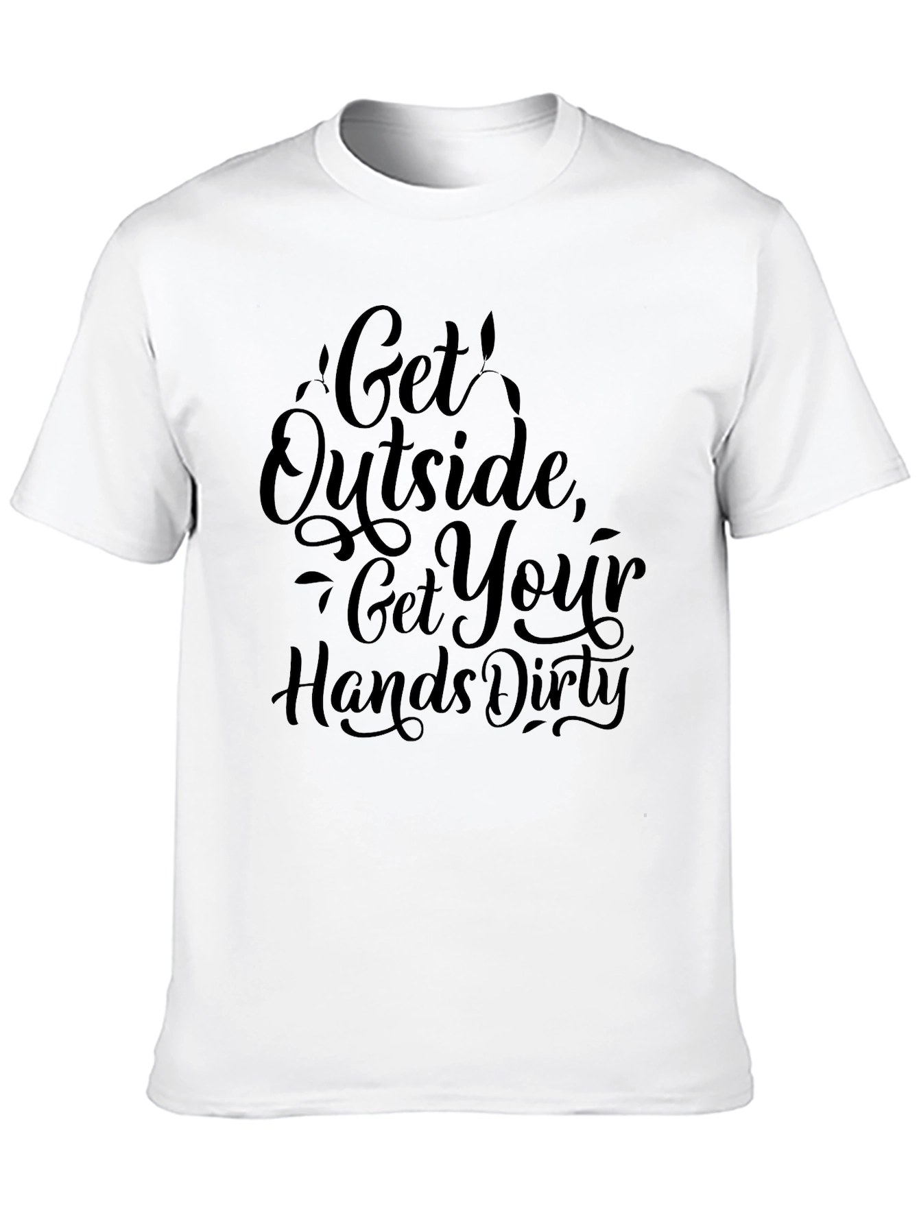 Get Outside Graphic Print Crew Neck Tee