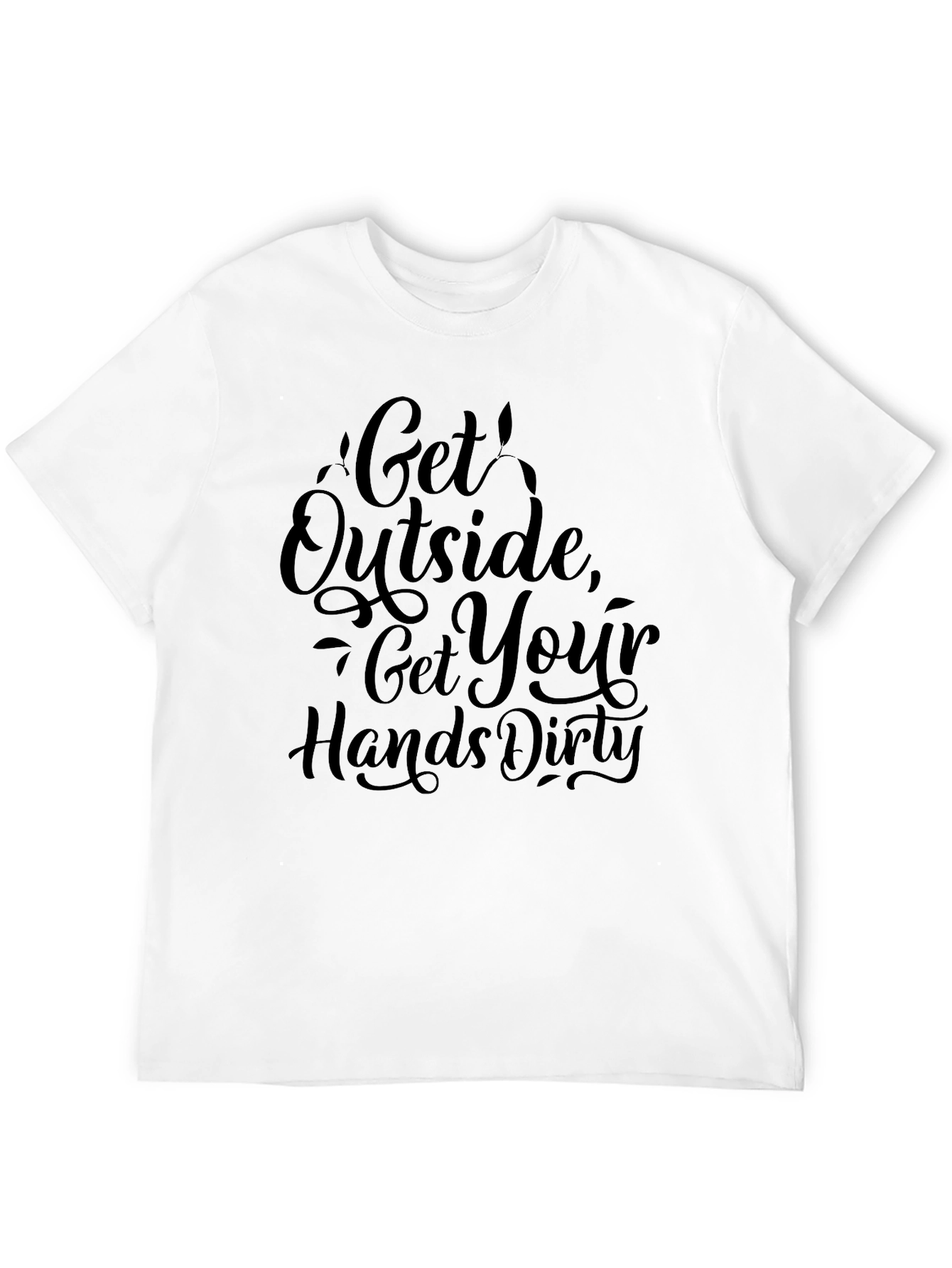 Get Outside Graphic Print Crew Neck Tee