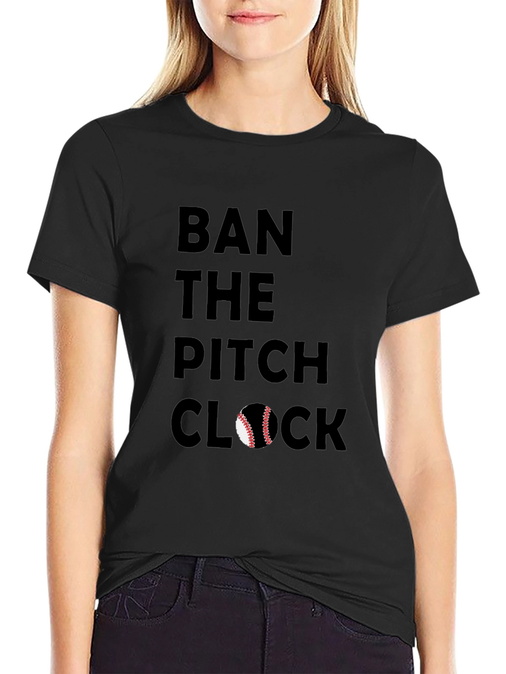 Ban the Pitch Clock Graphic Tee