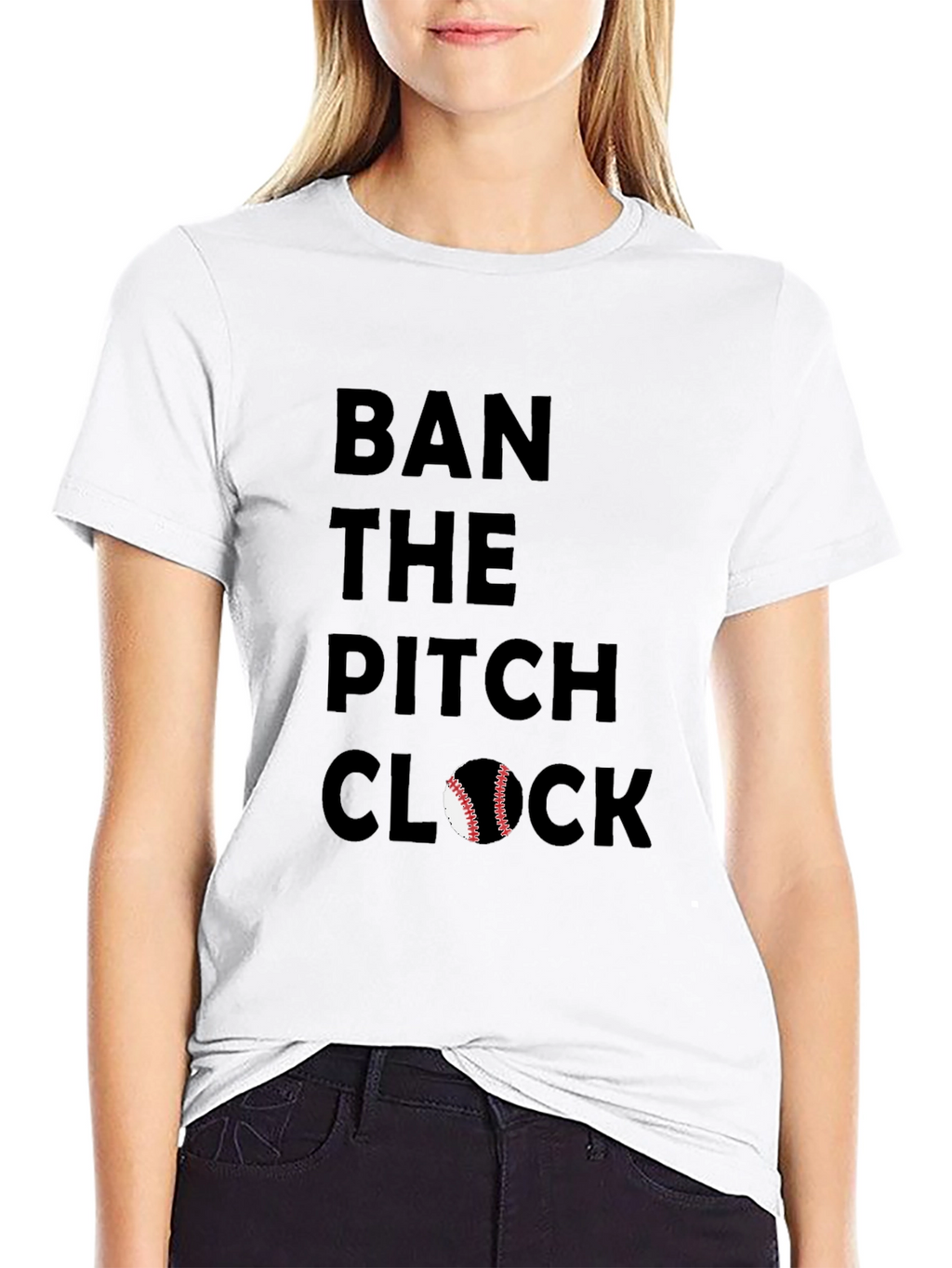 Ban the Pitch Clock Graphic Tee