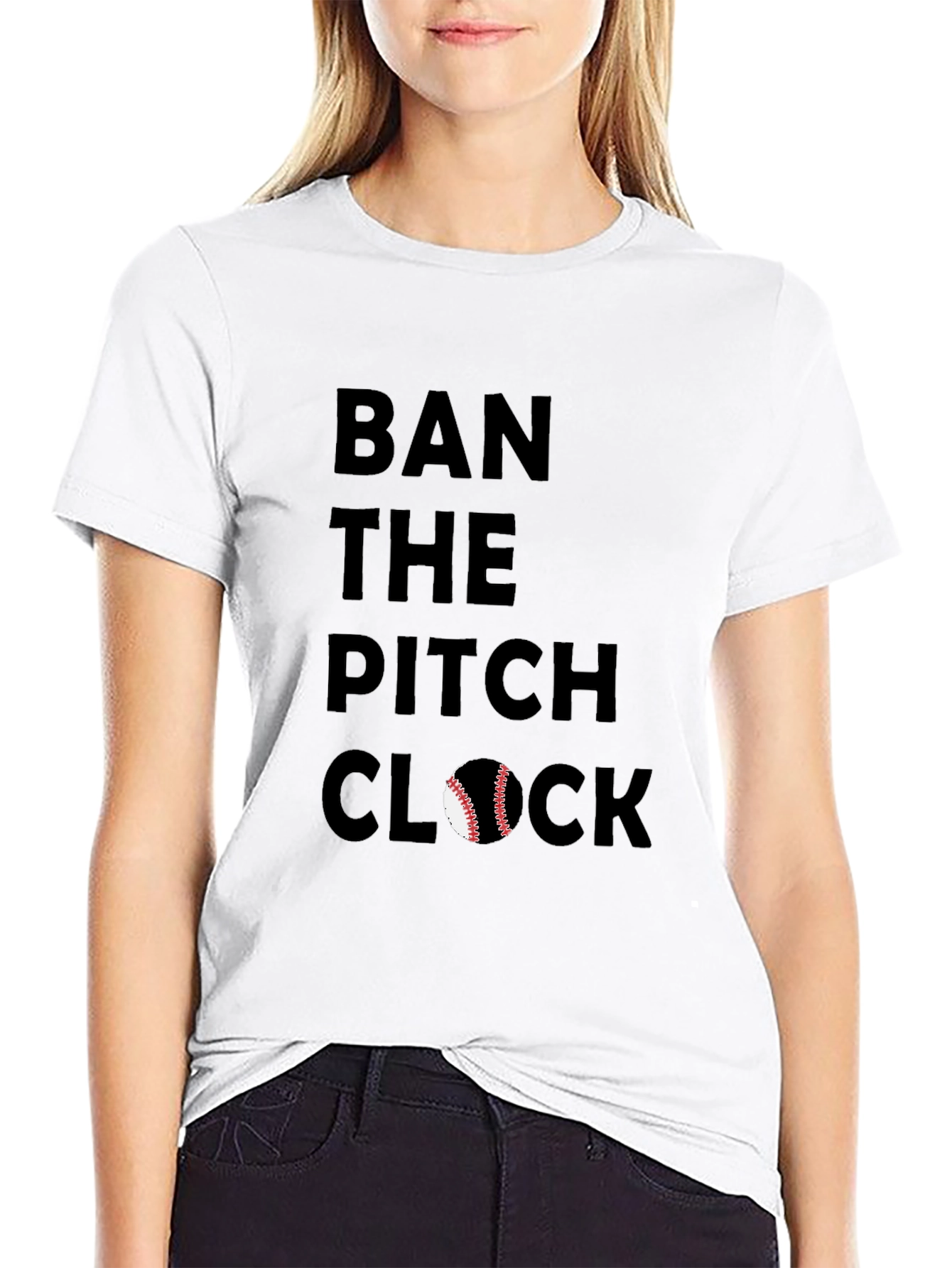 Ban the Pitch Clock Graphic Tee