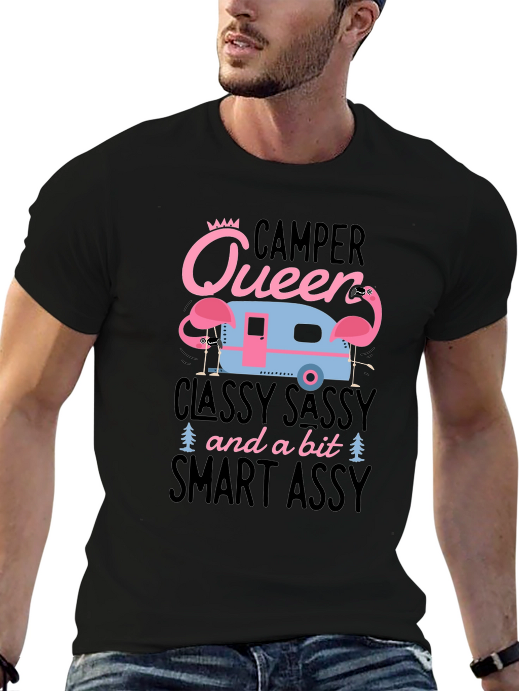Camper Queen Graphic T-Shirt