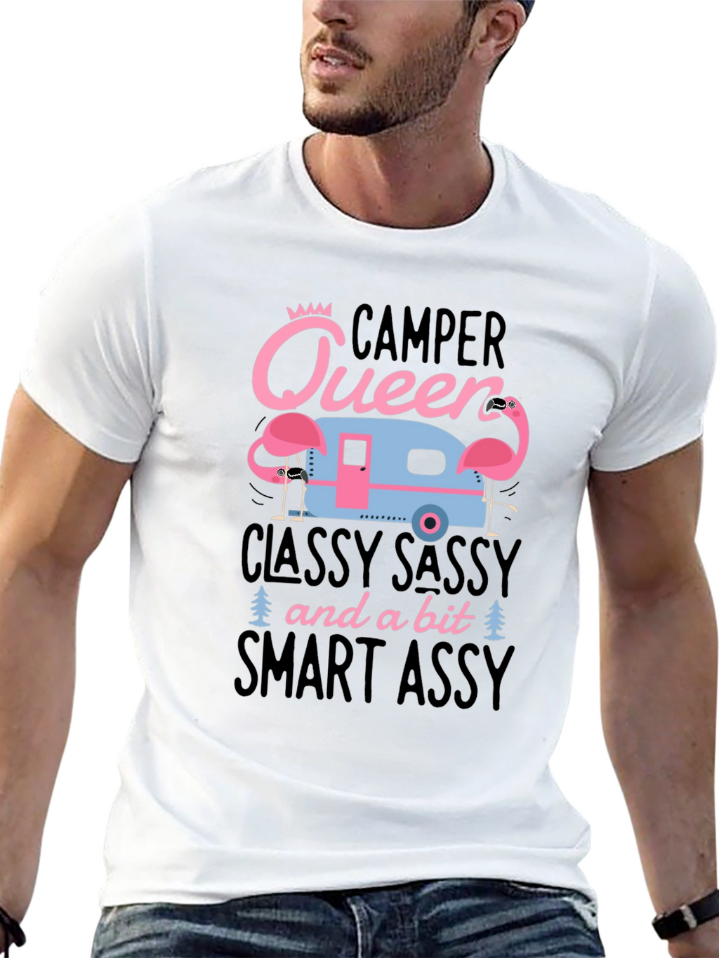 Camper Queen Graphic T-Shirt