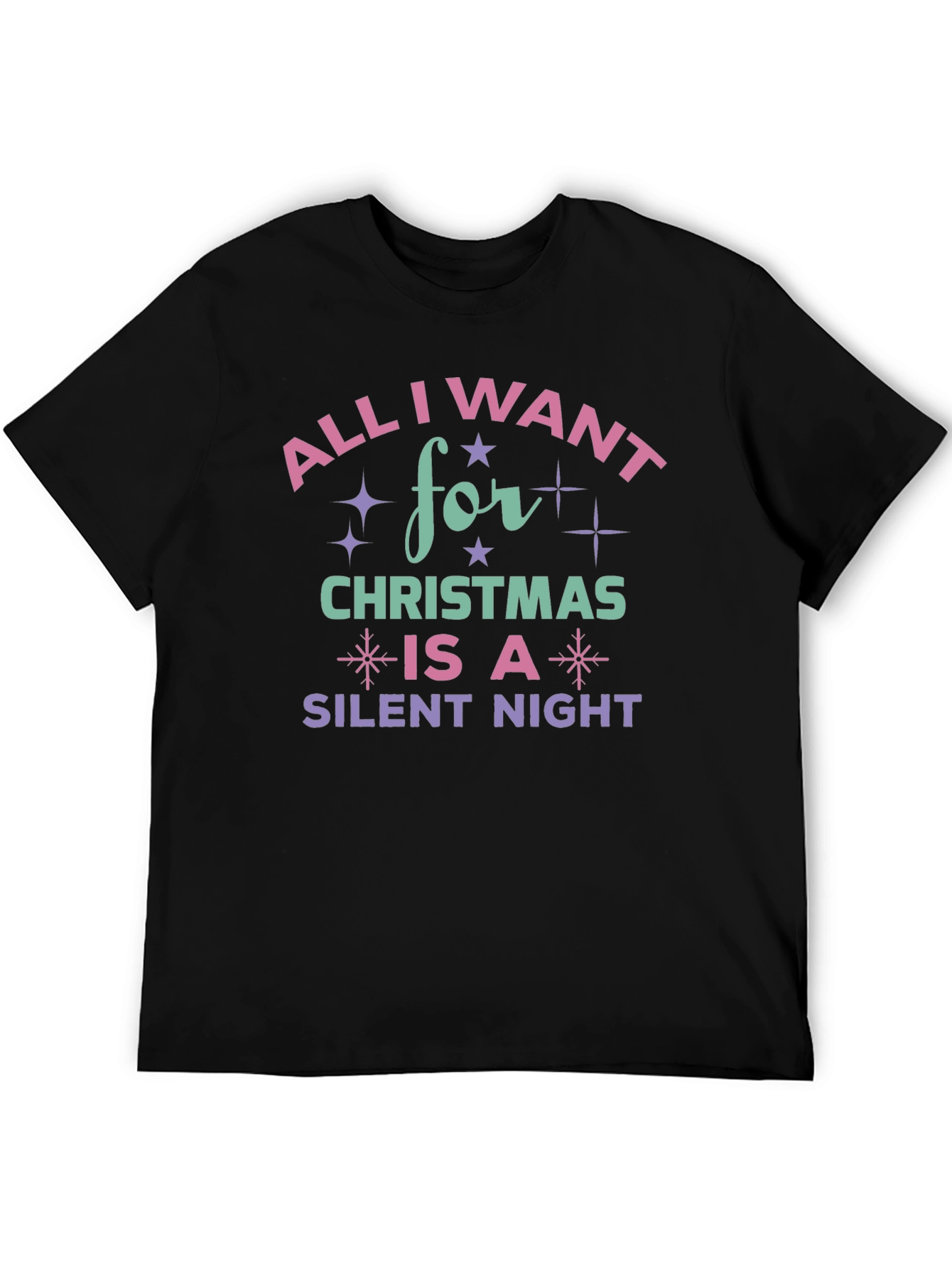 All I Want for Christmas Silent Night T-Shirt