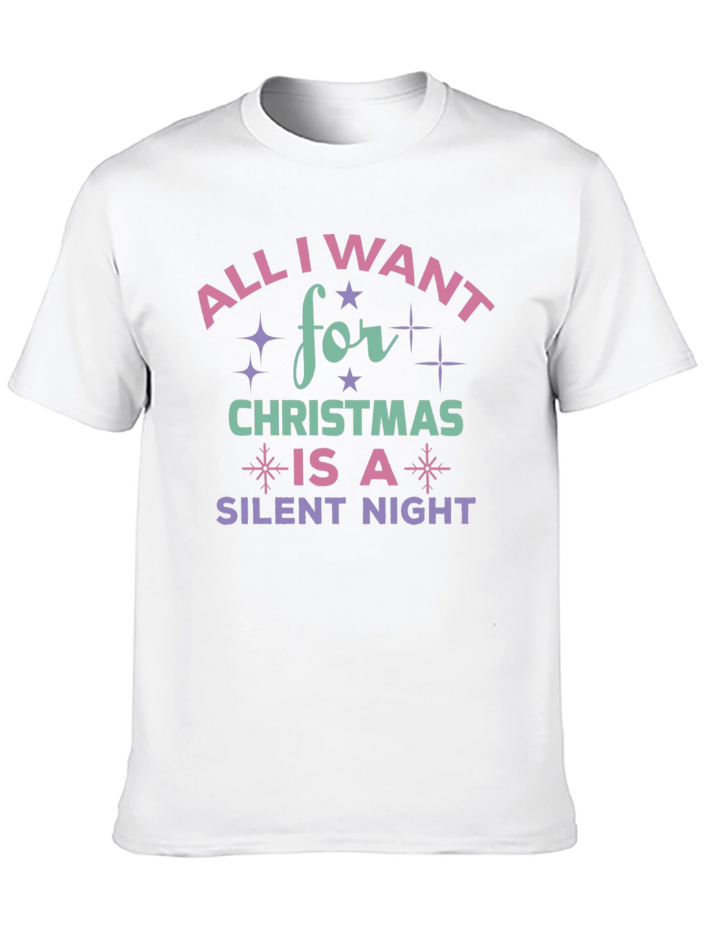 All I Want for Christmas Silent Night T-Shirt