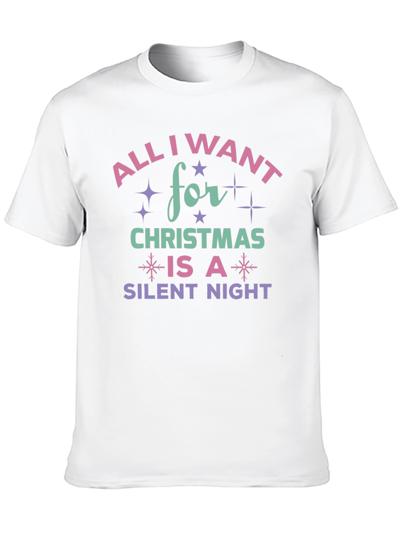 All I Want for Christmas Silent Night T-Shirt