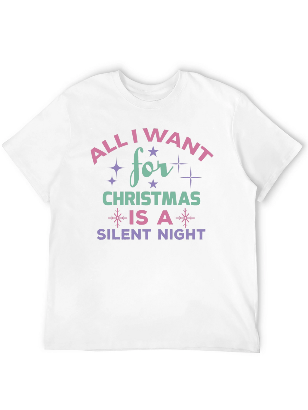 All I Want for Christmas Silent Night T-Shirt