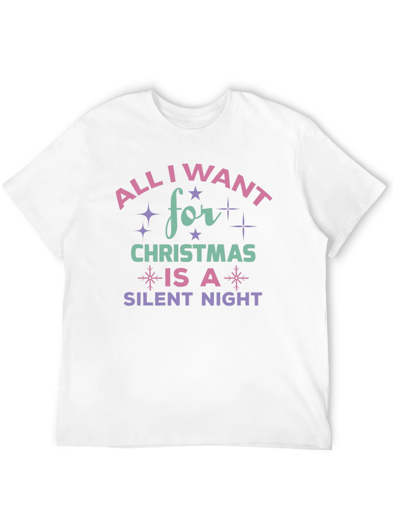 All I Want for Christmas Silent Night T-Shirt