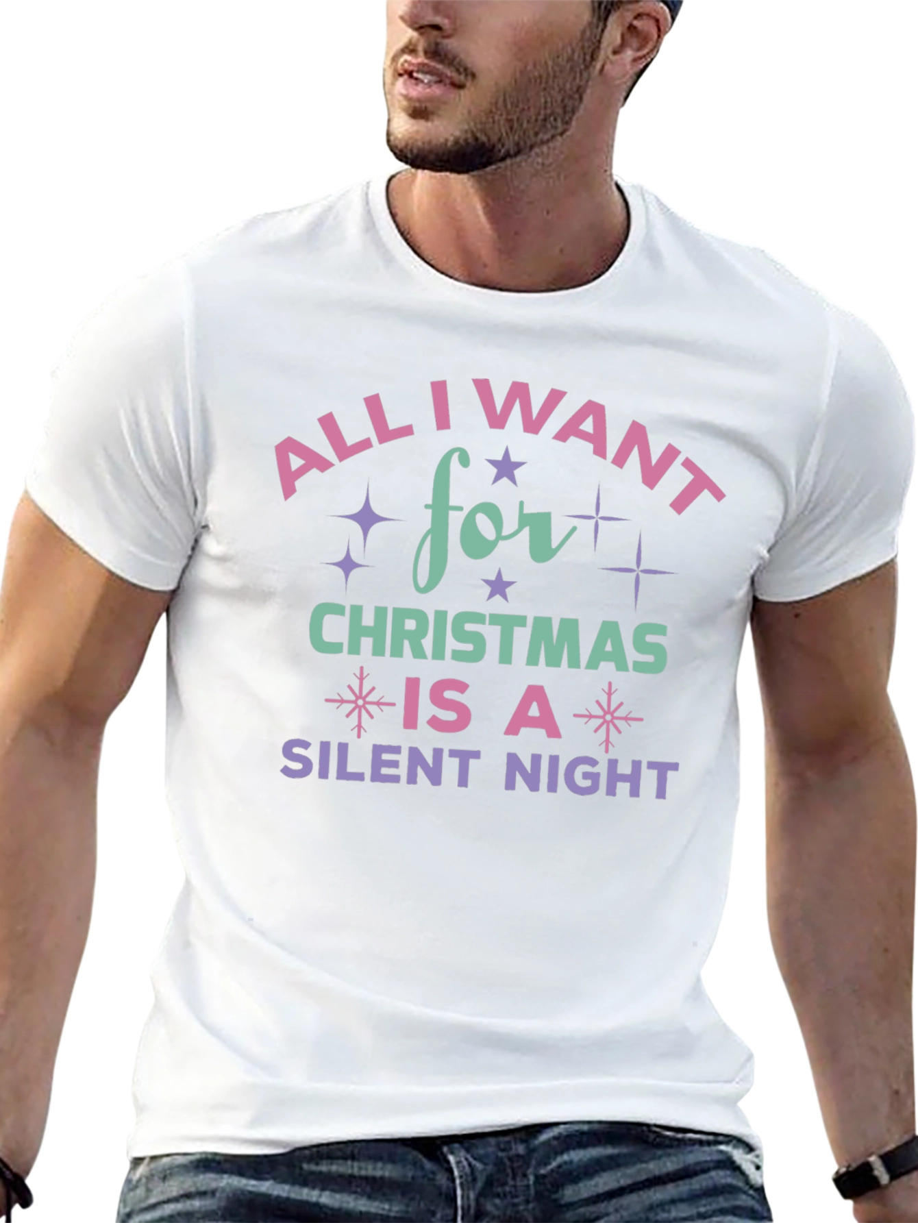 All I Want for Christmas Silent Night T-Shirt