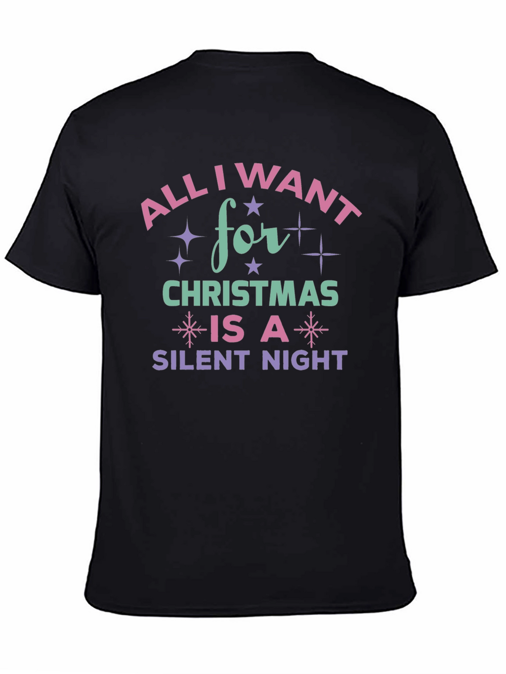 All I Want for Christmas Silent Night T-Shirt