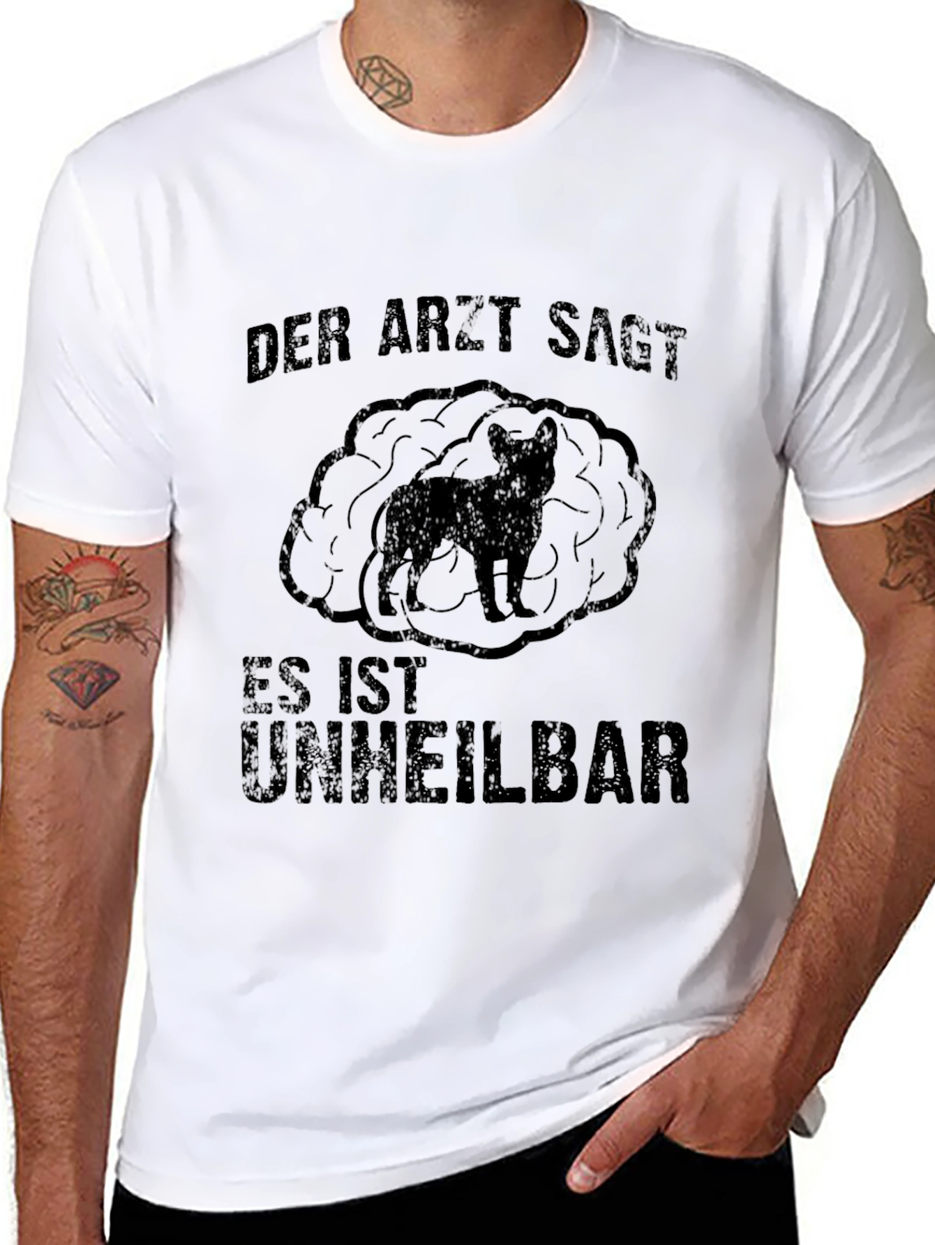 Der Artz Sagt Dog Graphic T-Shirt