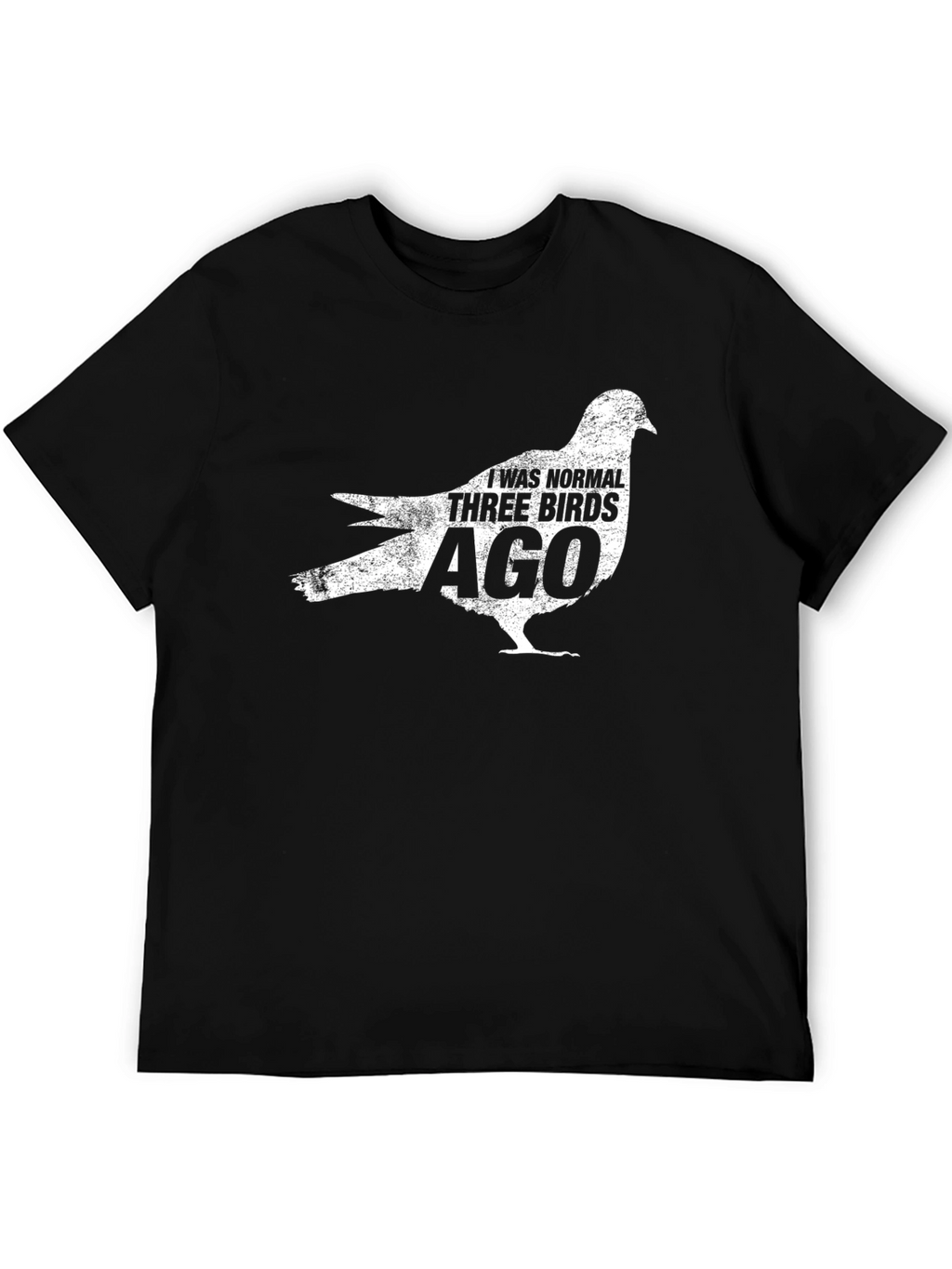 Normal Three Birds Ago Black T-Shirt