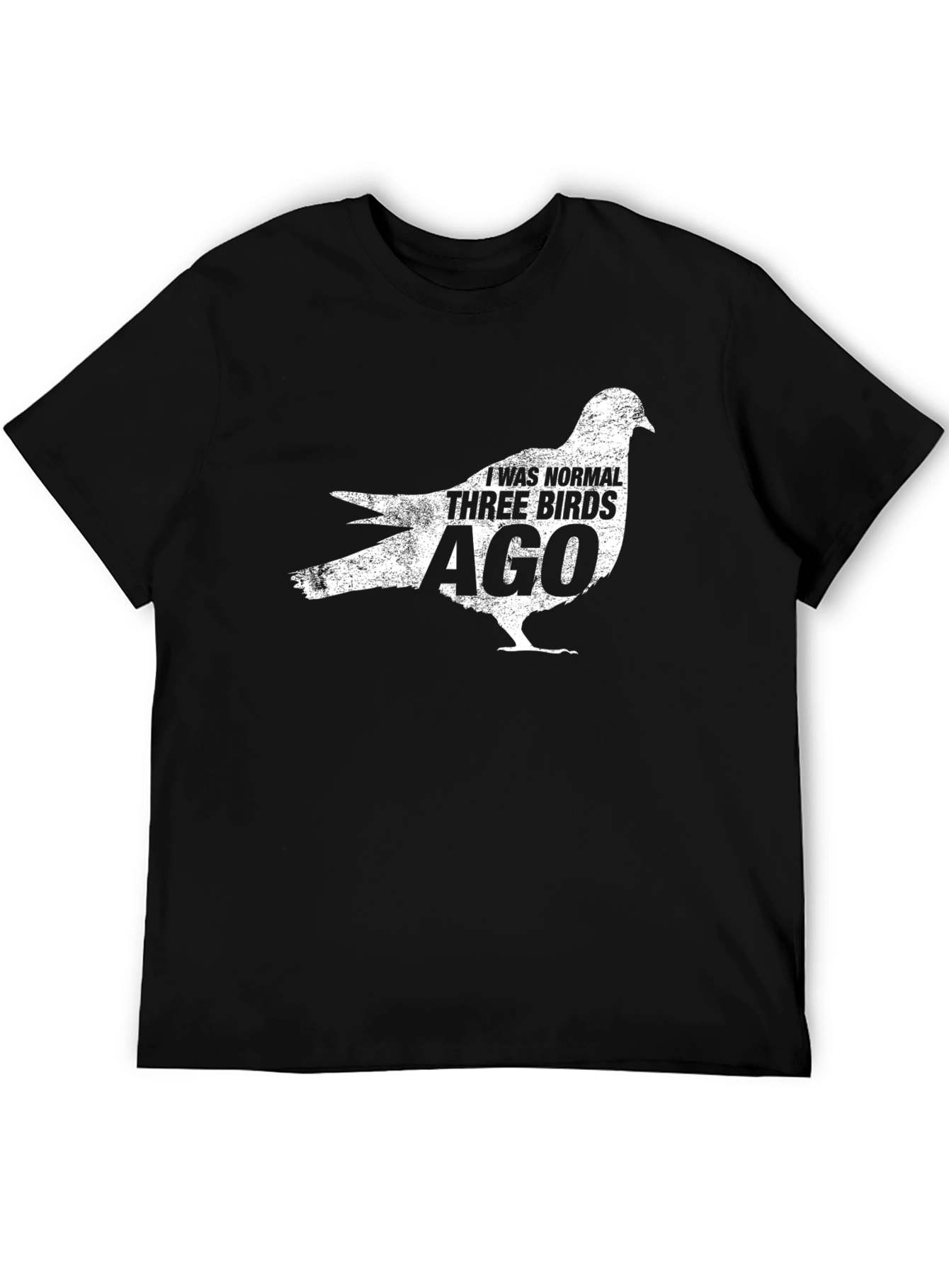 Normal Three Birds Ago Black T-Shirt
