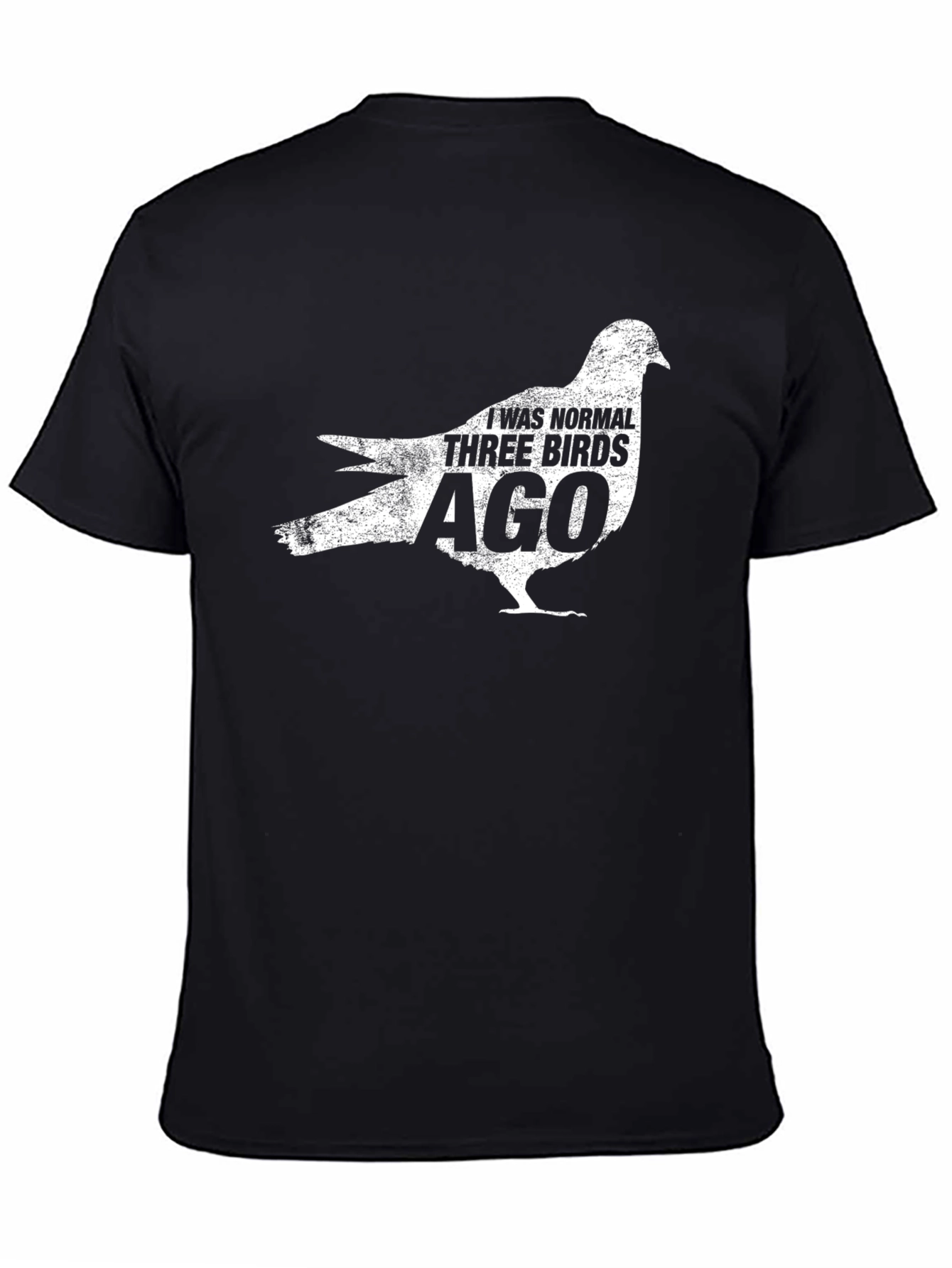 Normal Three Birds Ago Black T-Shirt