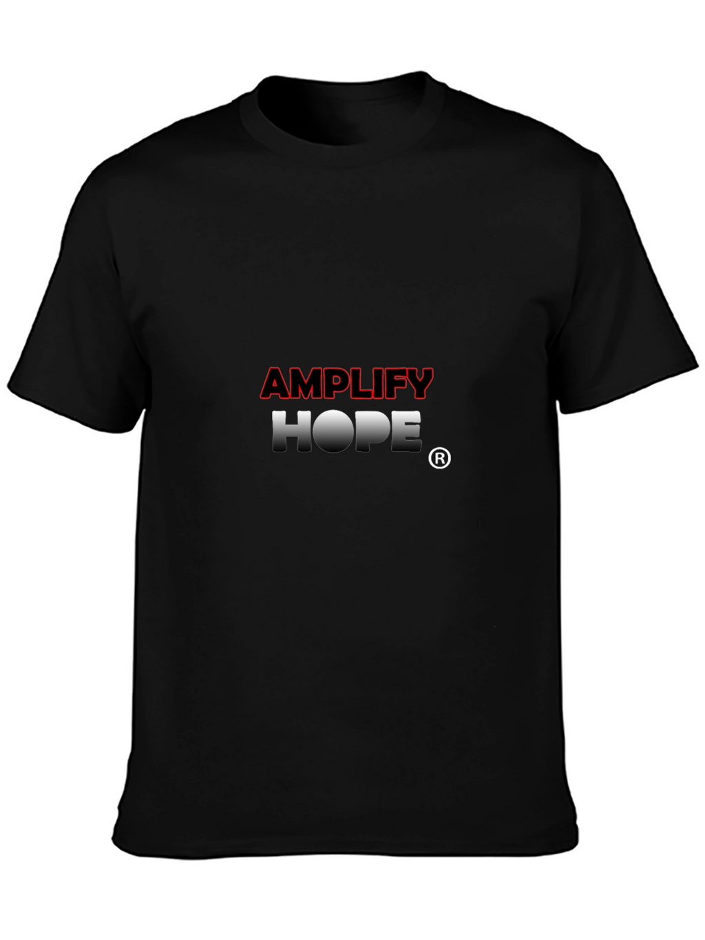 Amplify Hope Graphic T-Shirt - Premium Black Tee