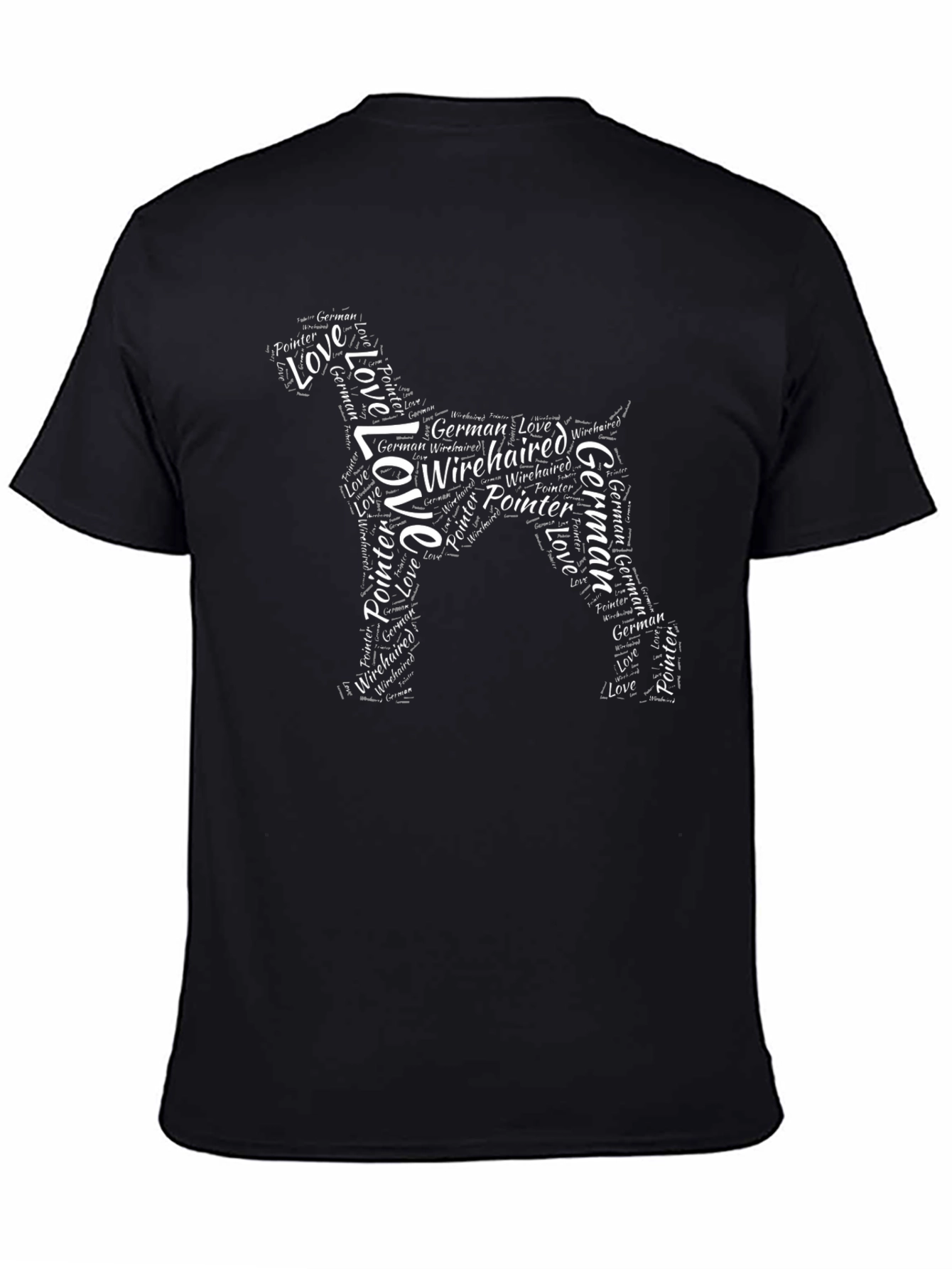 German Wirehaired Pointer Word Art T-Shirt