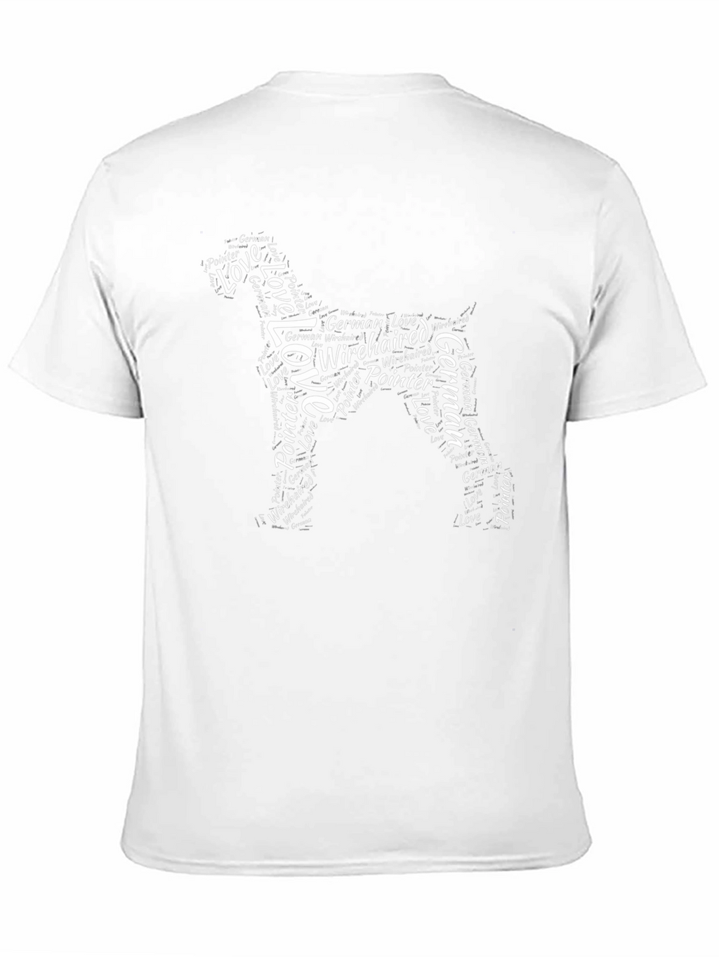 German Wirehaired Pointer Word Art T-Shirt