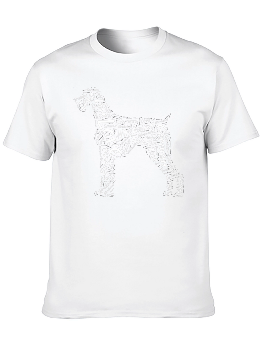 German Wirehaired Pointer Word Art T-Shirt
