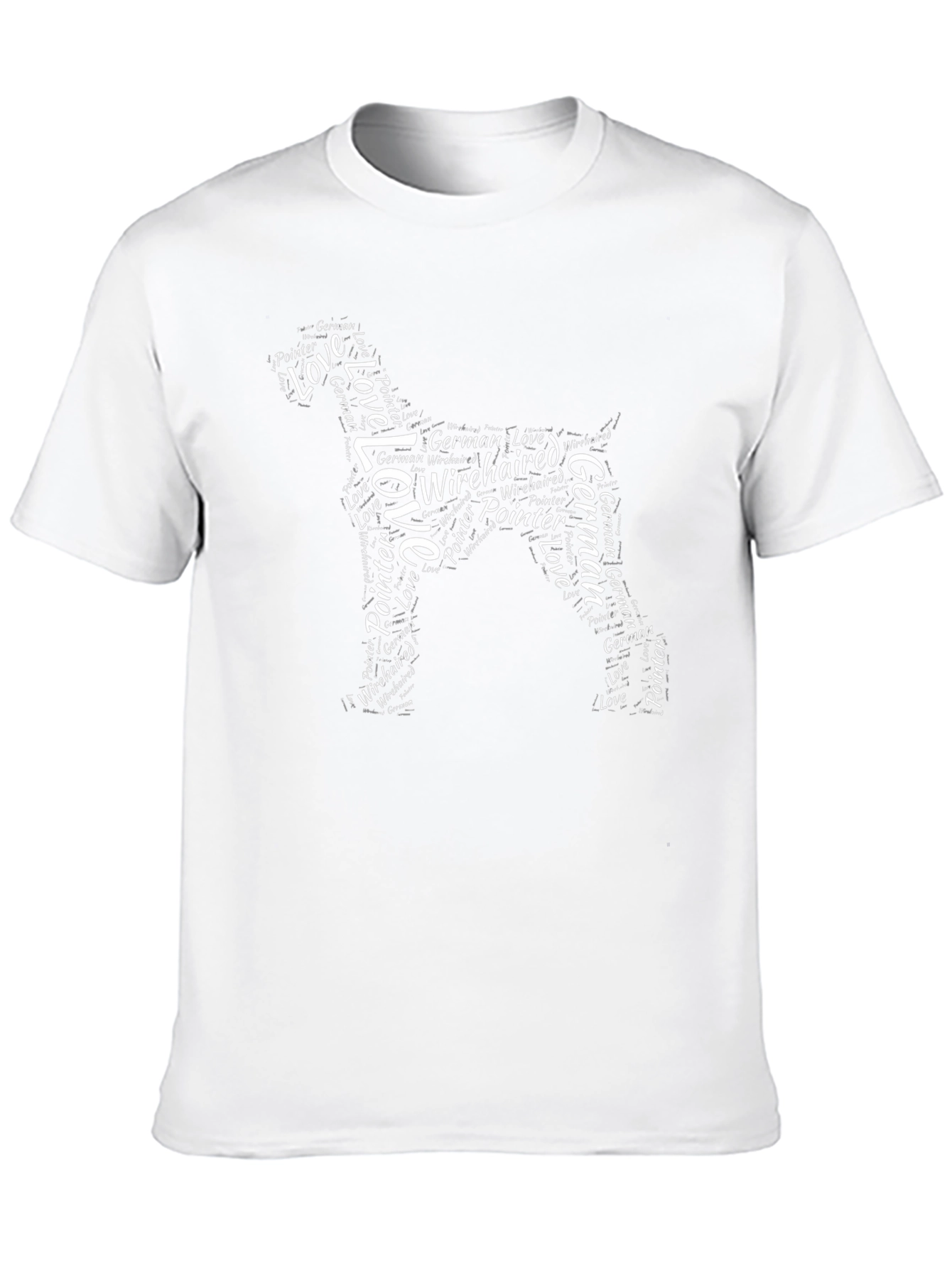German Wirehaired Pointer Word Art T-Shirt
