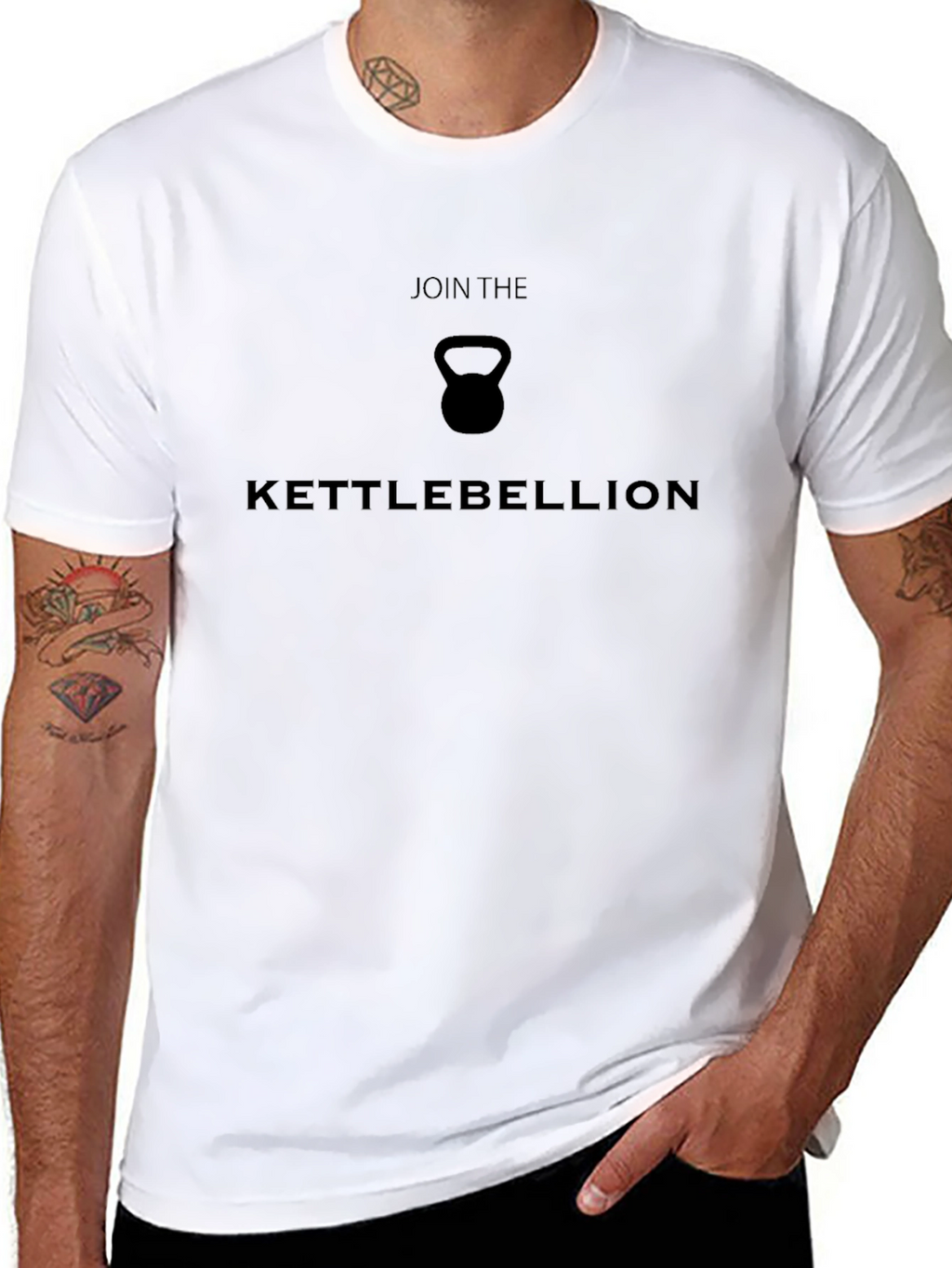 Join the Kettlebellion Black T-Shirt
