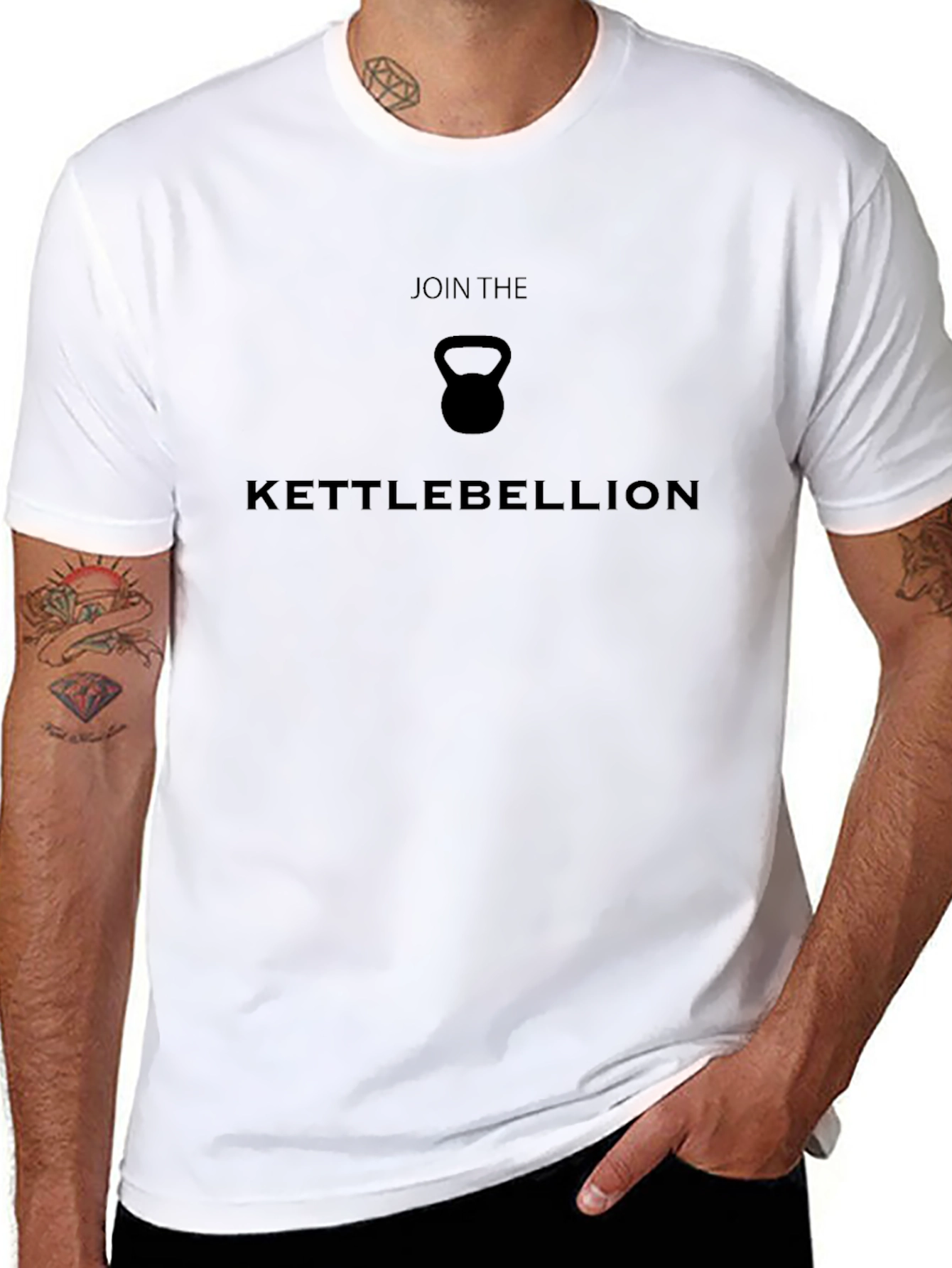 Join the Kettlebellion Black T-Shirt